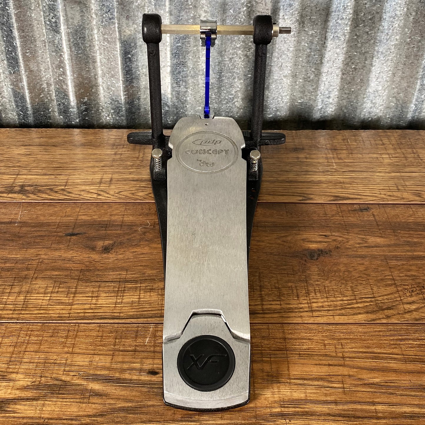Pacific Drums Concept Series By DW Direct Drive Double Bass Drum Pedal & Extended Footboard Used