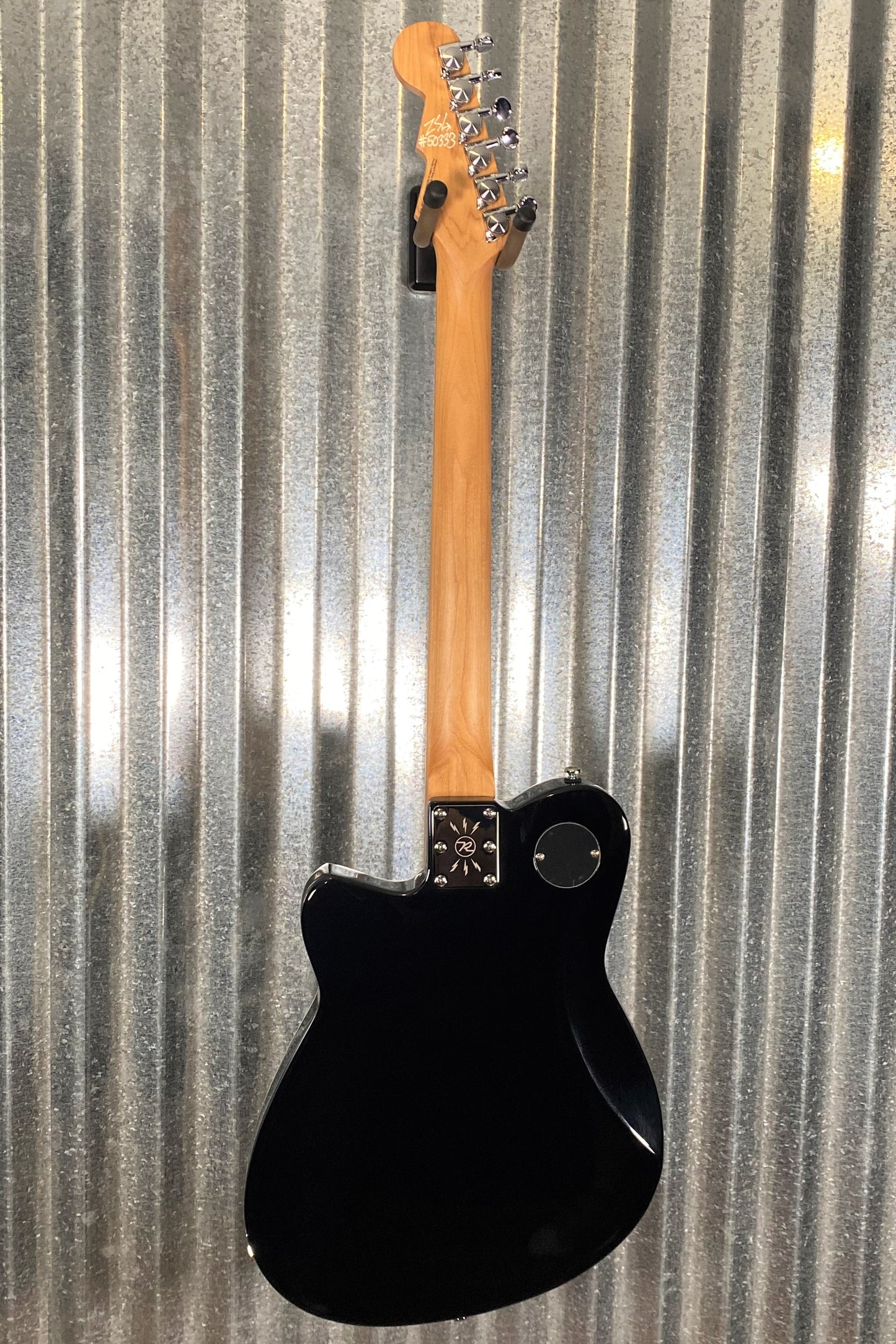 Reverend Guitars Double Agent OG Midnight Black Guitar Blem #0333