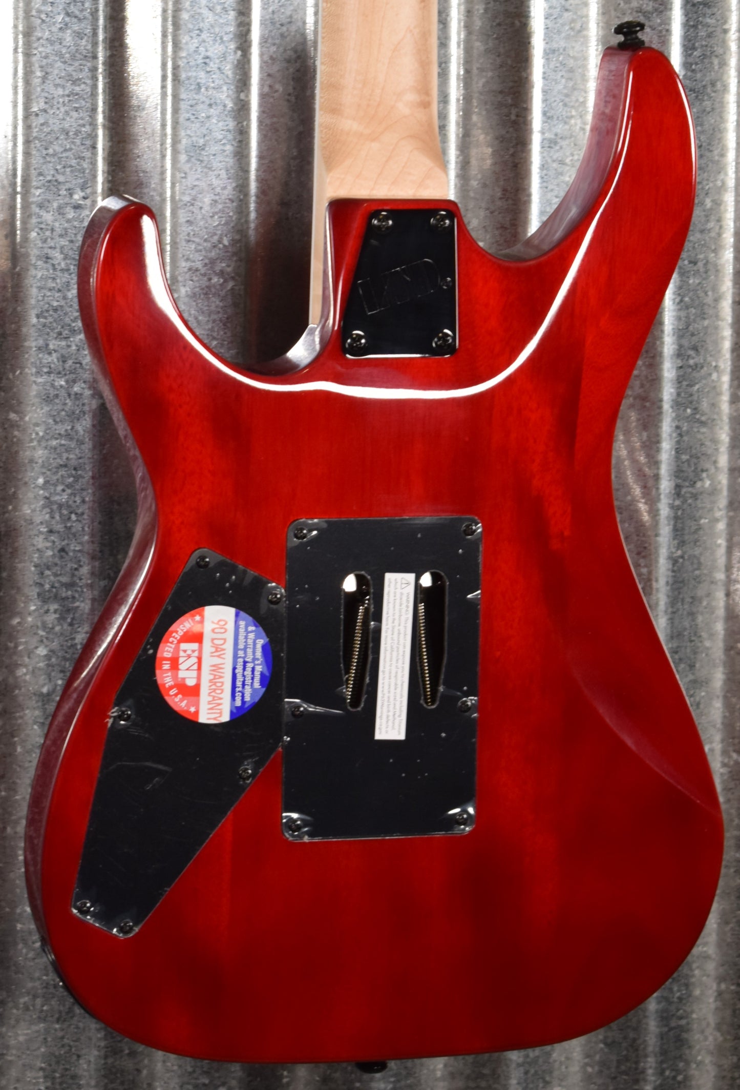 ESP LTD M-200FM See Thru Red Flame Top Guitar LM200FMSTR #0070