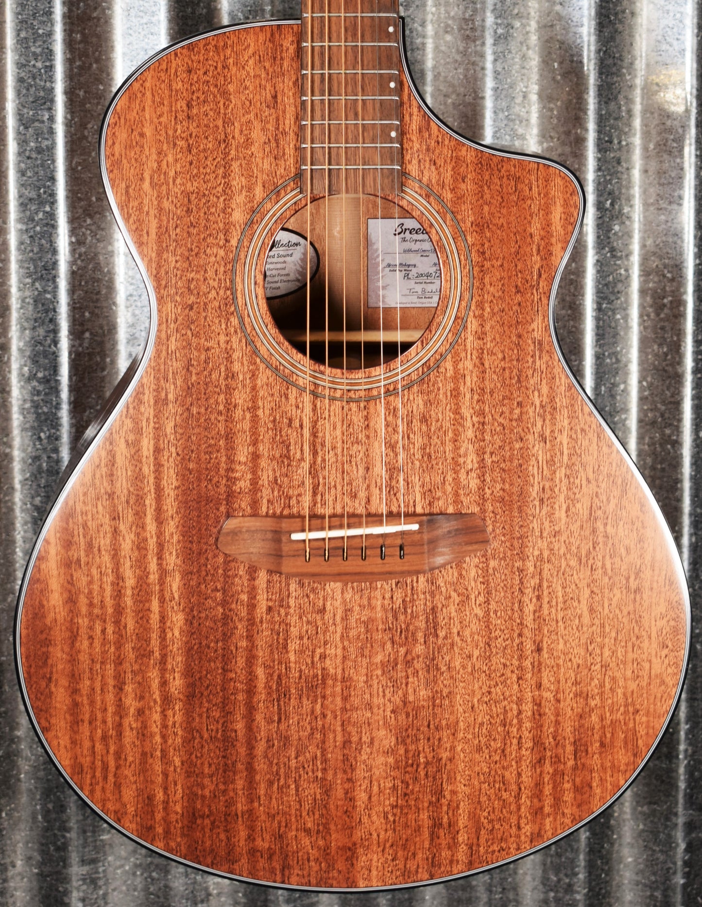 Breedlove Wildwood Concert Satin CE Mahogany Acoustic Electric Guitar B Stock #7207