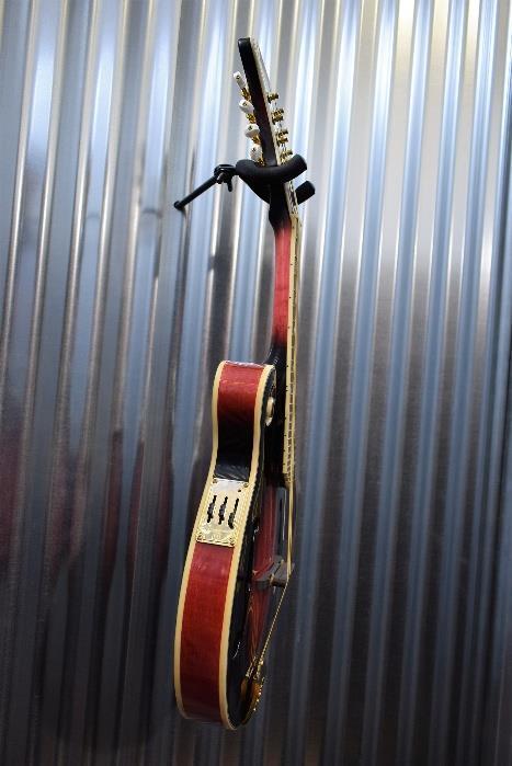 Washburn M3SWETWRK Mandolin in Trans Wine Red & Case B Stock #0088