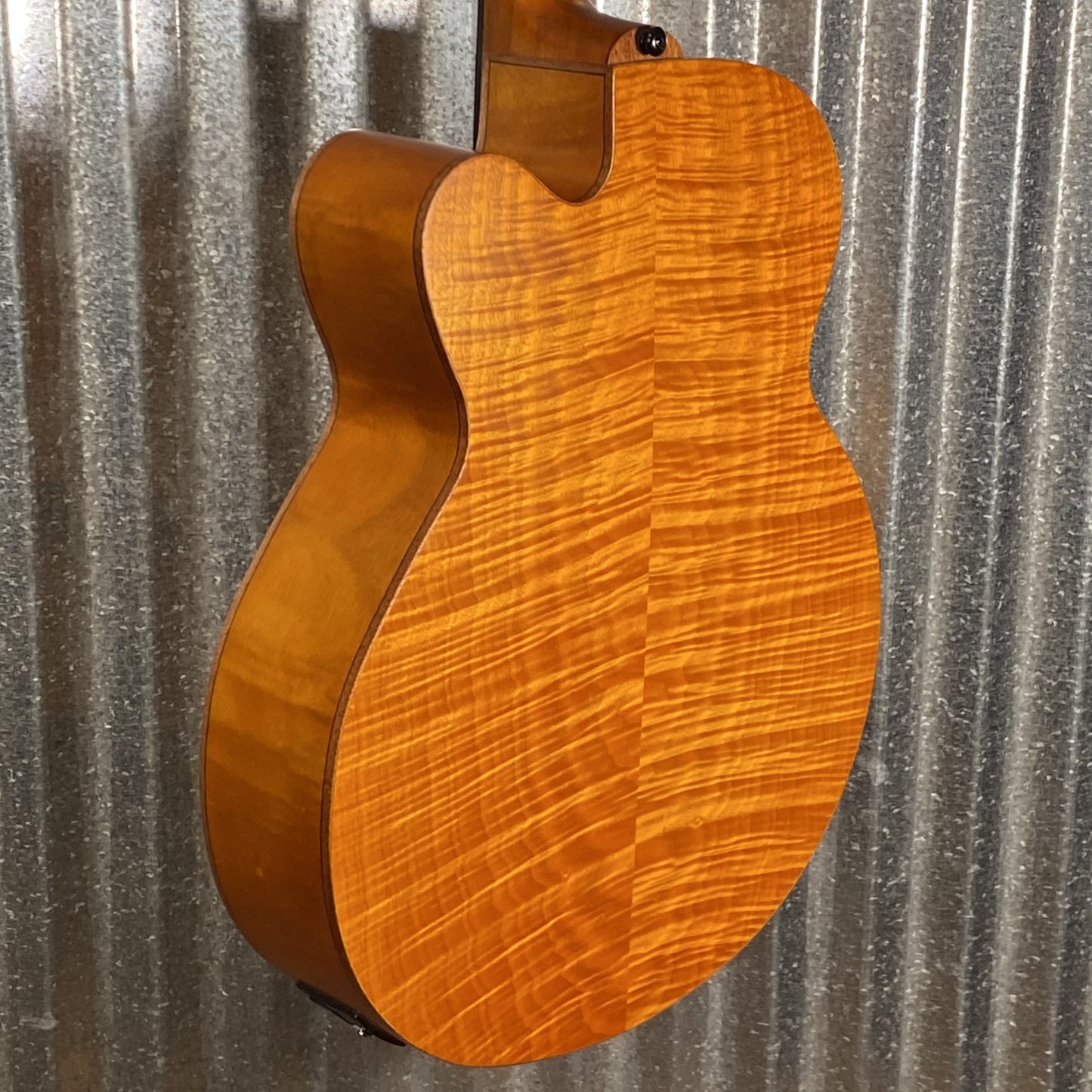 Aria Pro FEB-F2/FL 4 String Acoustic Electric Fretless Bass Brown Stain #0706