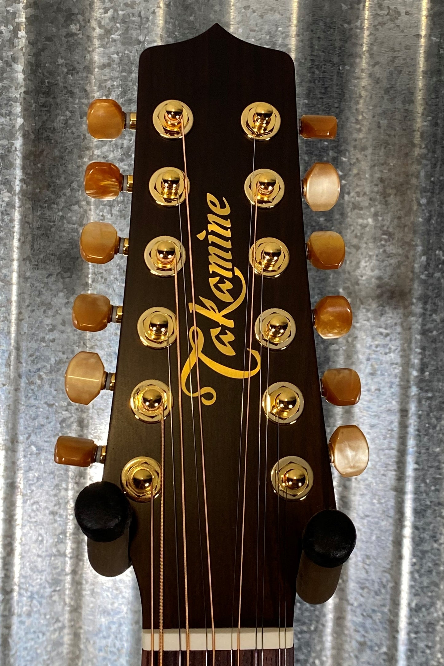Takamine P3DC-12 12 String Acoustic Electric Guitar Natural & Case Blem #0342
