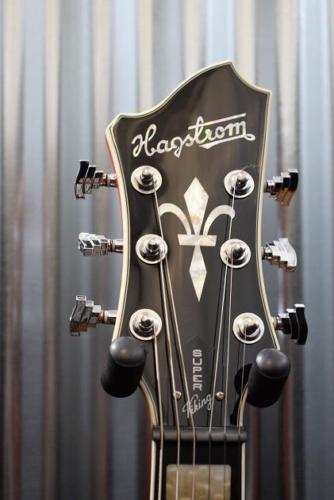 Hagstrom Super VIking SUVIK-MDE Mandarine Flame Top Semi-Hollow Guitar #585