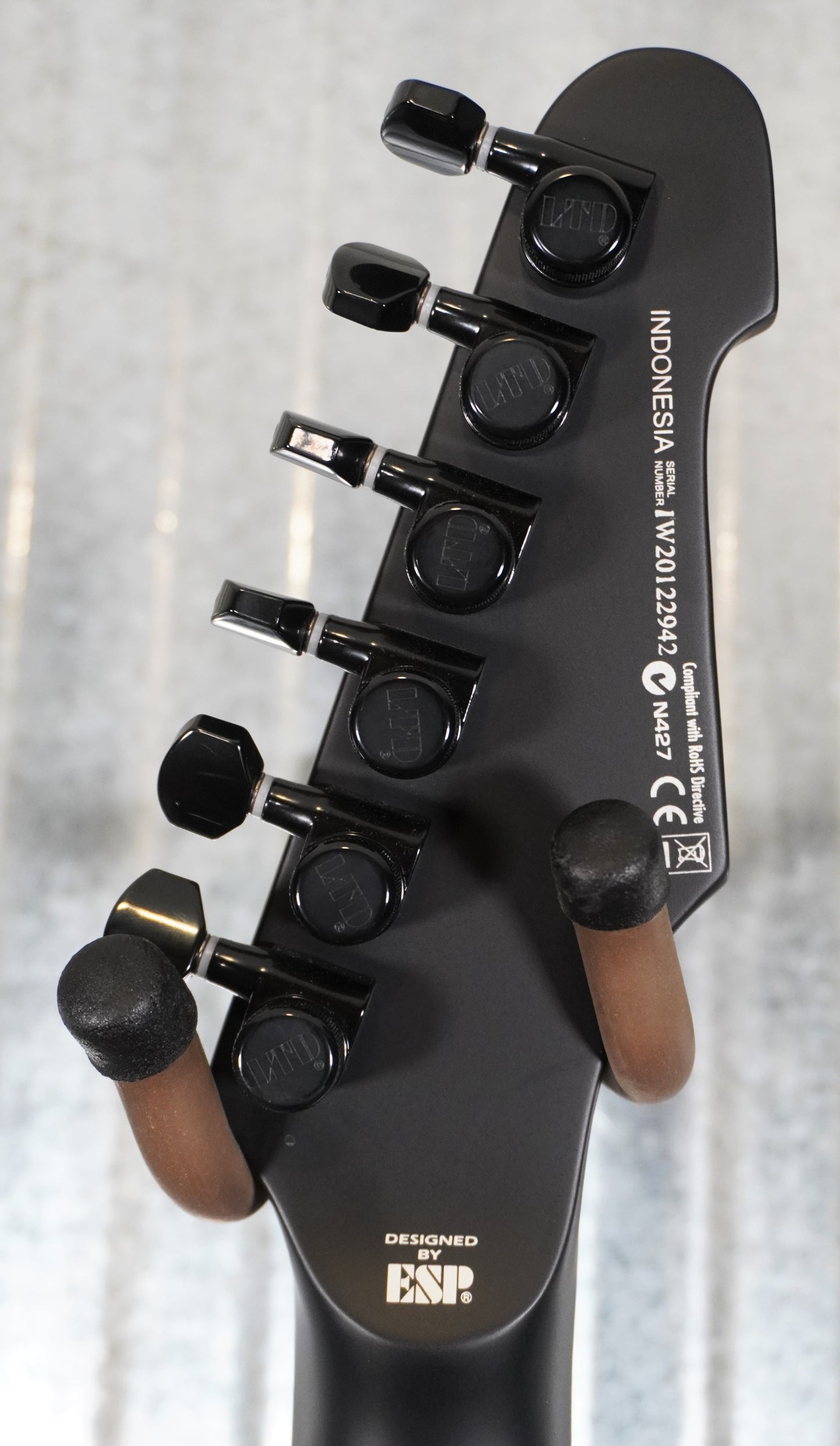 ESP LTD Phoenix Black Metal Guitar LPHOENIXBKMBLKS #2942