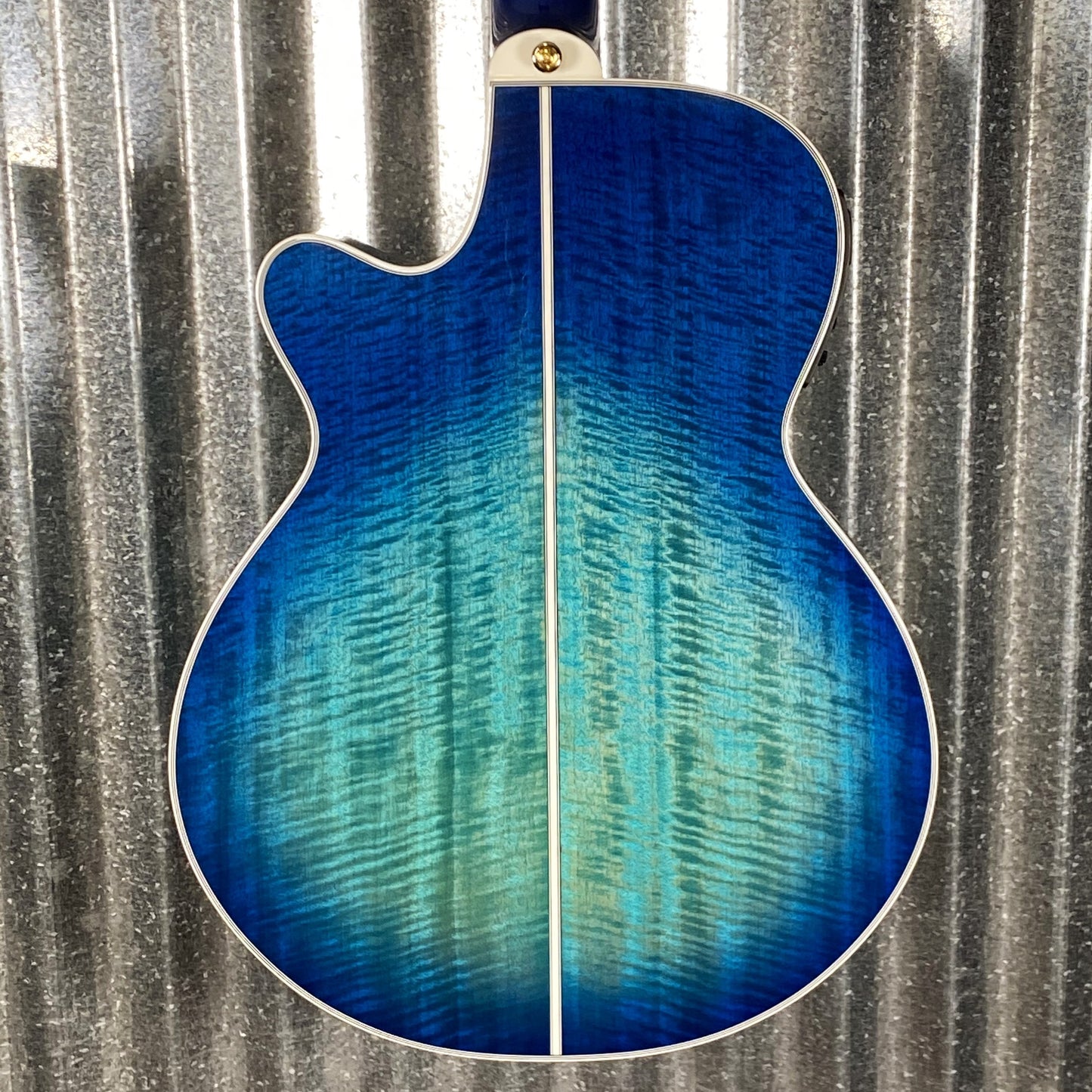 Takamine TSP178AC SBB Thinline Acoustic Electric Flame Blue Burst & Case Japan #0447 Used