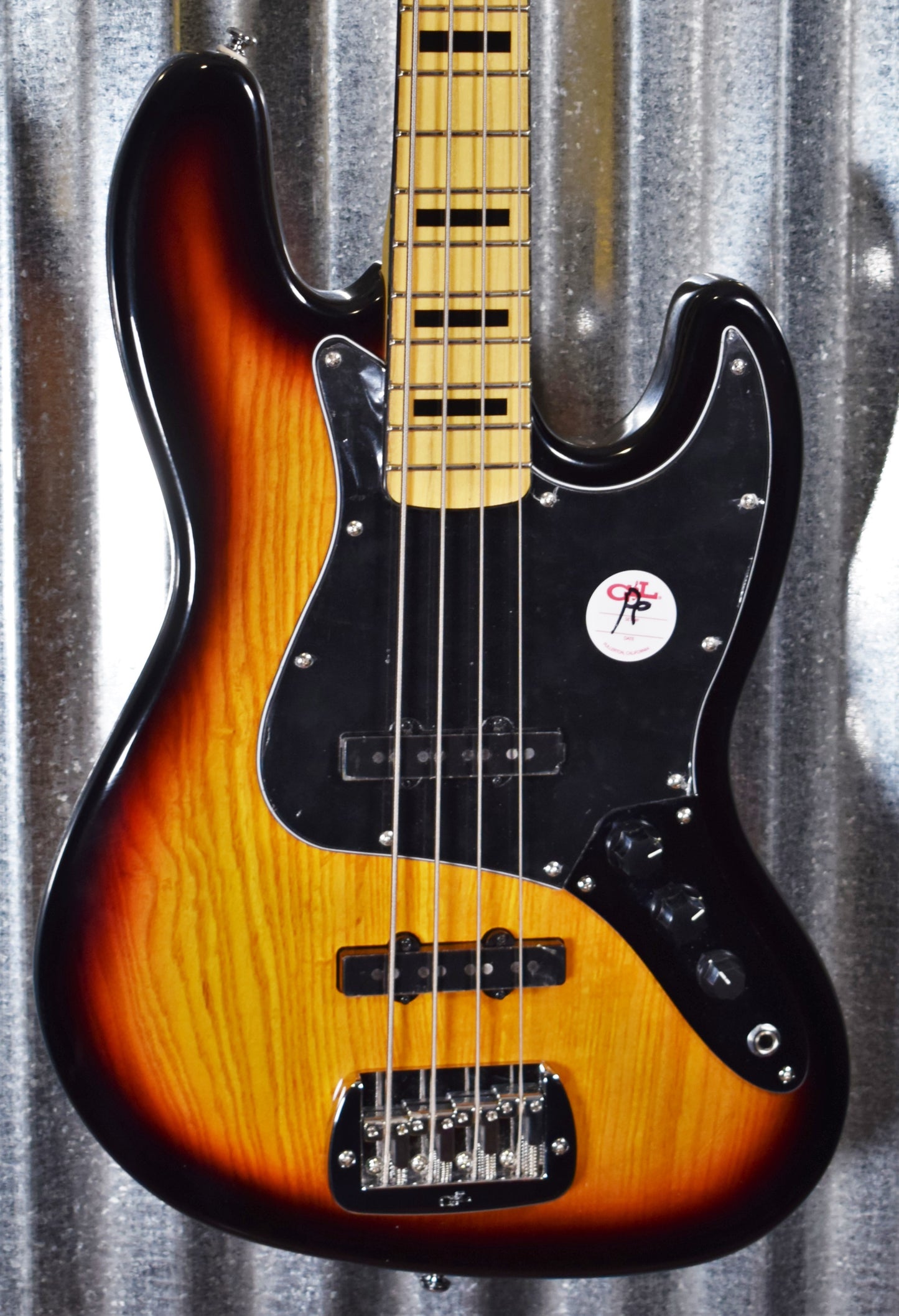 G&L Tribute JB 3 Tone Sunburst 4 String Jazz Bass #0368
