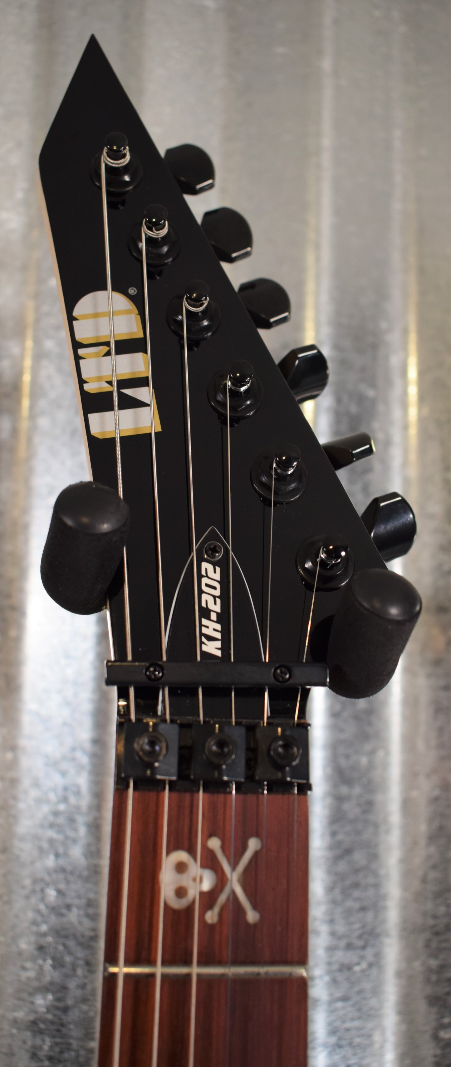 ESP LTD KH-202 Kirk Hammett Signature Gloss Black Guitar KH202 #0352