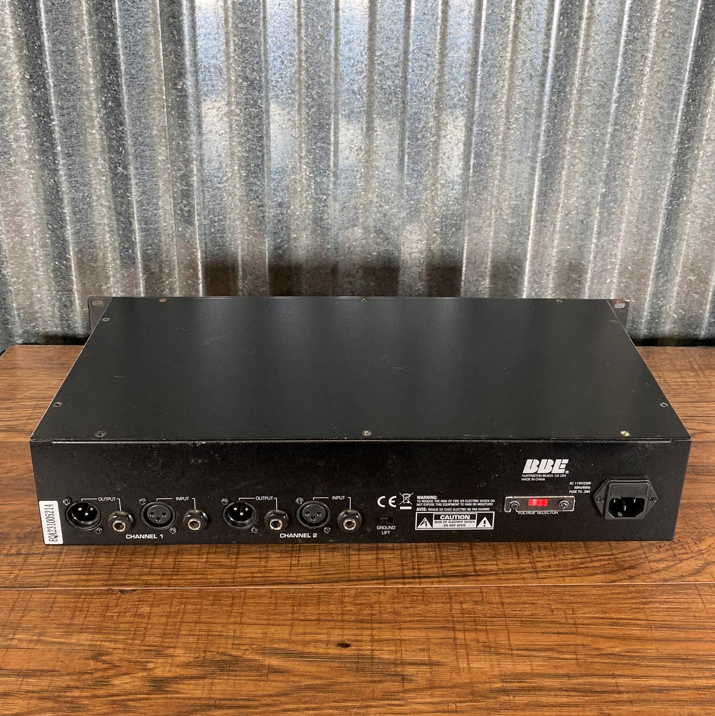 BBE Sound EQA-231 Dual 31 Band EQ Hi Low Pass Equalizer Used