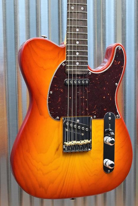 G&L Guitars USA ASAT Classic Cherryburst Electric Guitar & Case 2016 #7883