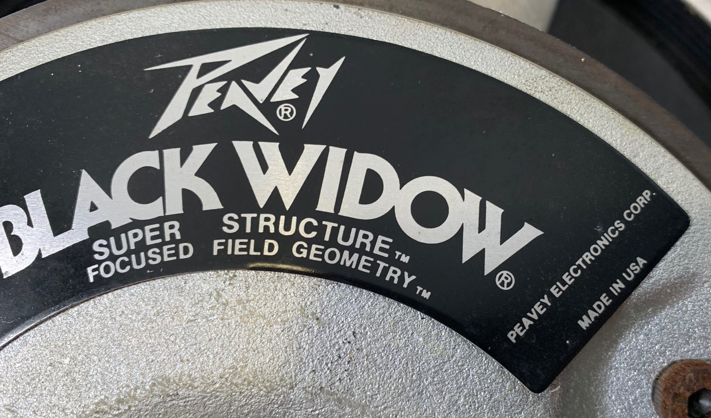 Peavey Black Widow 15" Cast Frame Speaker Model 1505 8 ohm Used