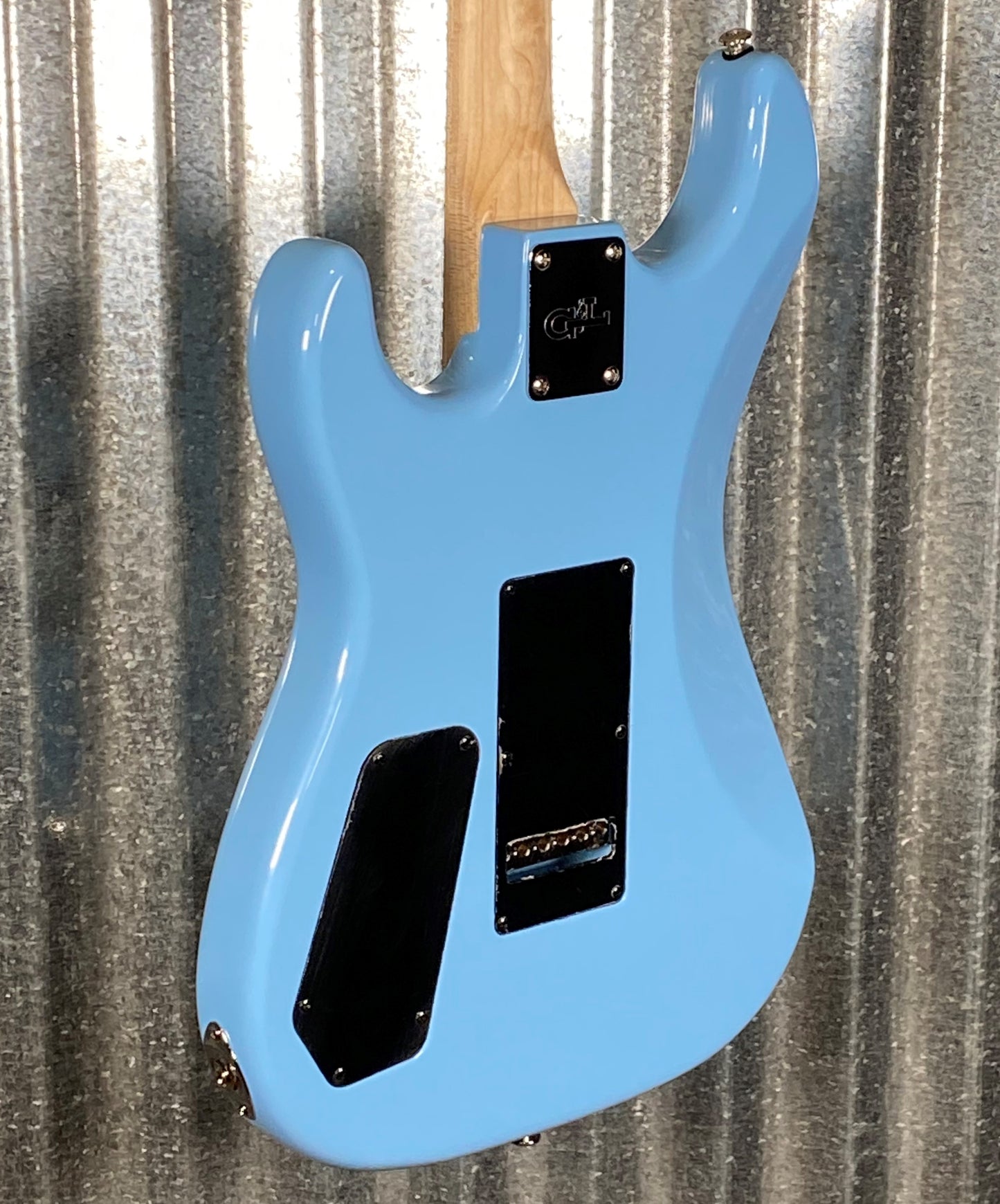 G&L USA 2021 Custom Legacy HH RMC Himalayan Blue Guitar & Bag #6284 Used