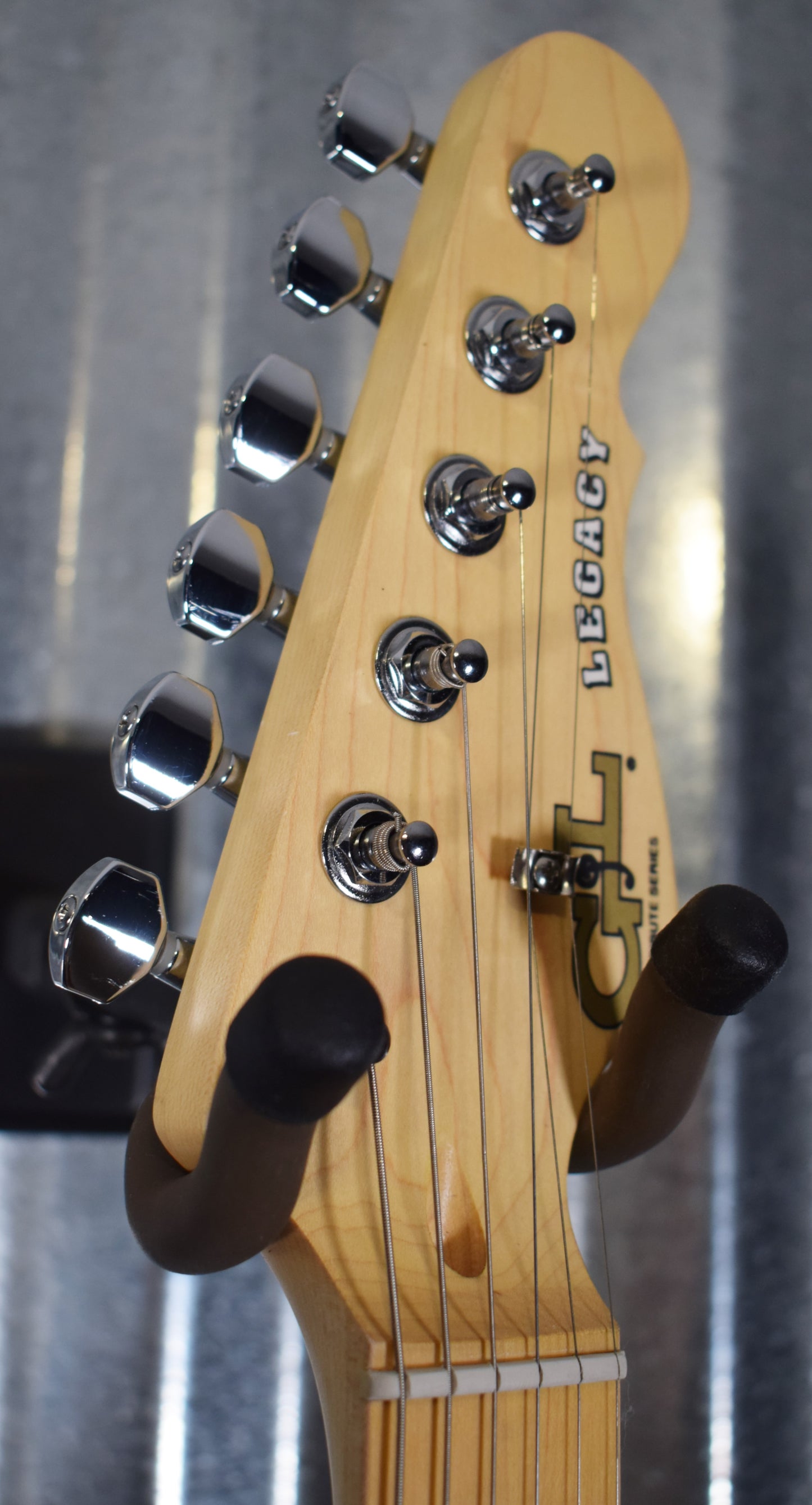 G&L Tribute Legacy Olympic White Poplar Satin Neck Guitar #5435 Used