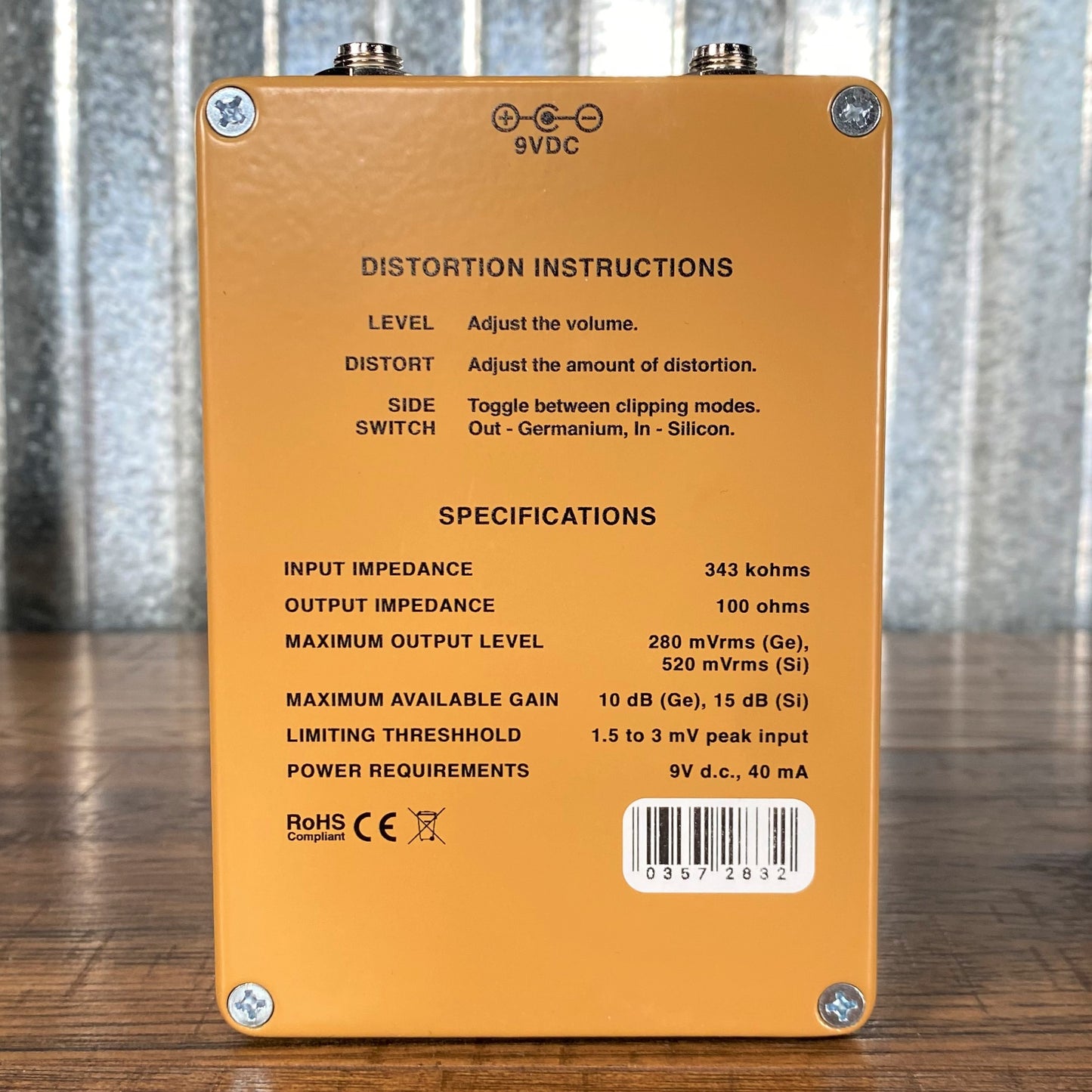 JHS ROSS Distortion Reissue Guitar Effect Pedal