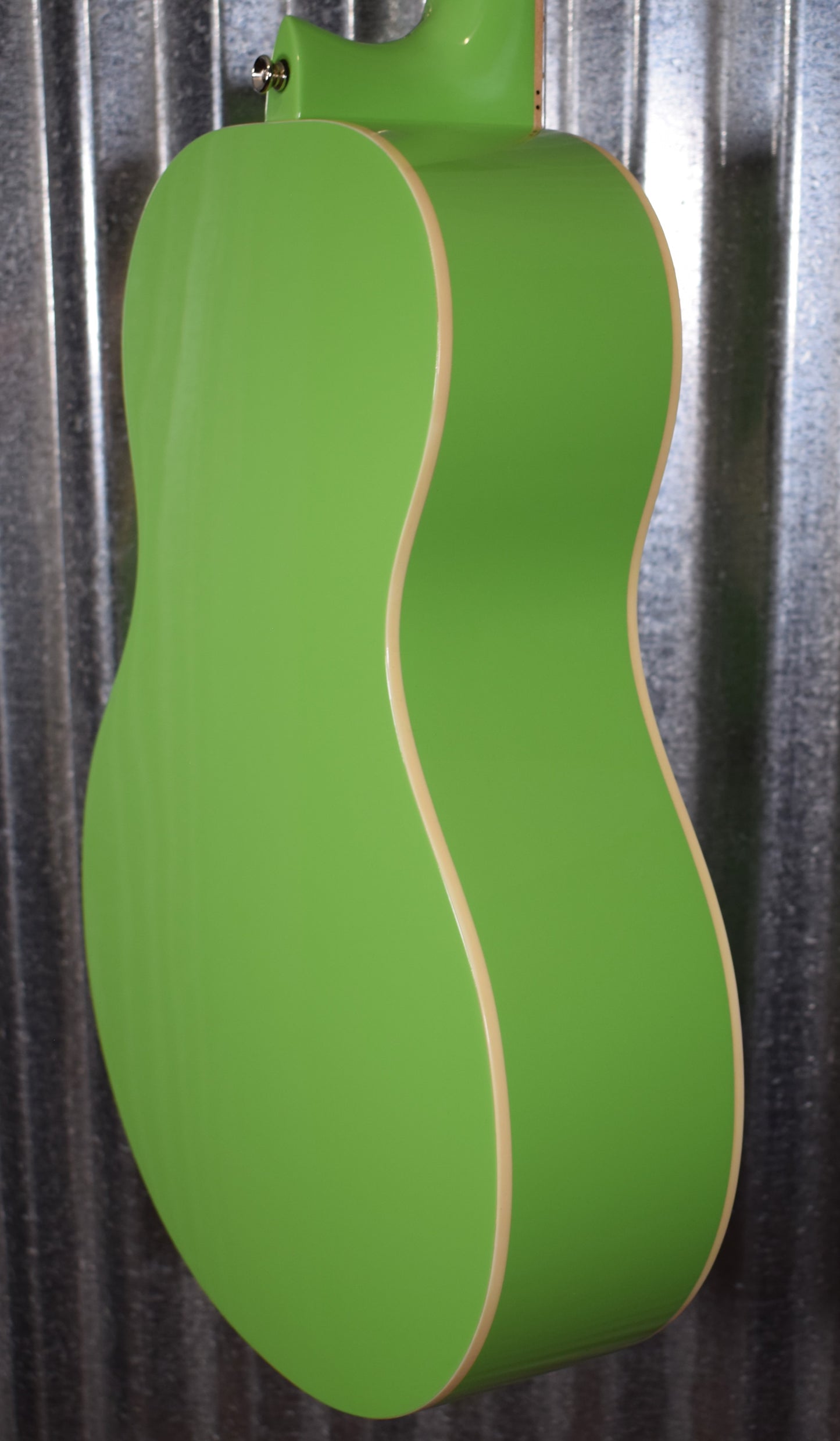 Ortega RGA-GAP Gaucho Acoustic Nylon String Parlor Green Apple Guitar & Bag #0015