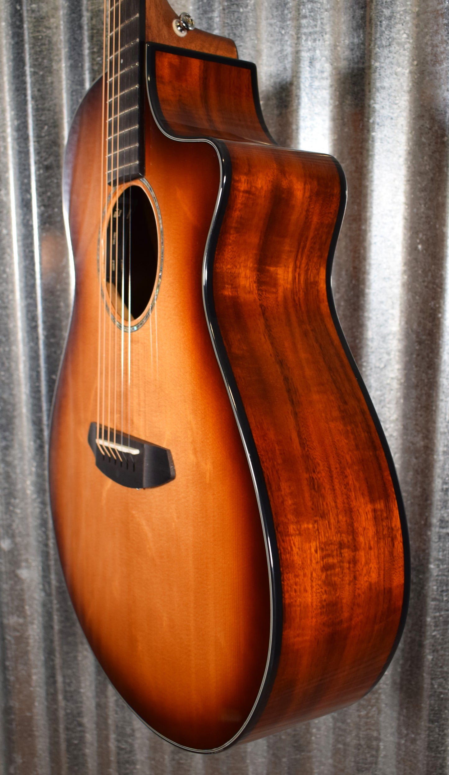 Breedlove Pursuit Exotic Concert Whiskey Burst CE Sitka-Koa Acoustic Electric Guitar #1566