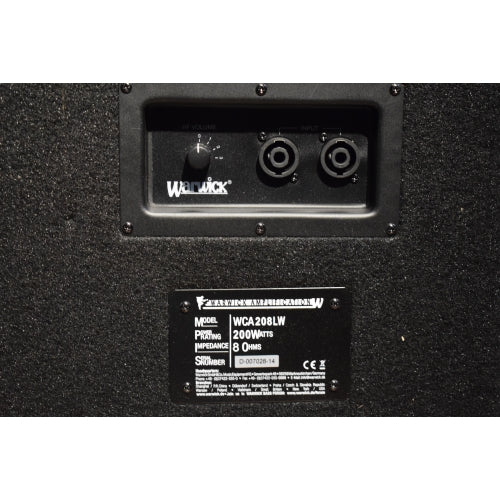 Warwick Amplification WCA 208 LW 2x8" Lightweight Bass Speaker Cabinet