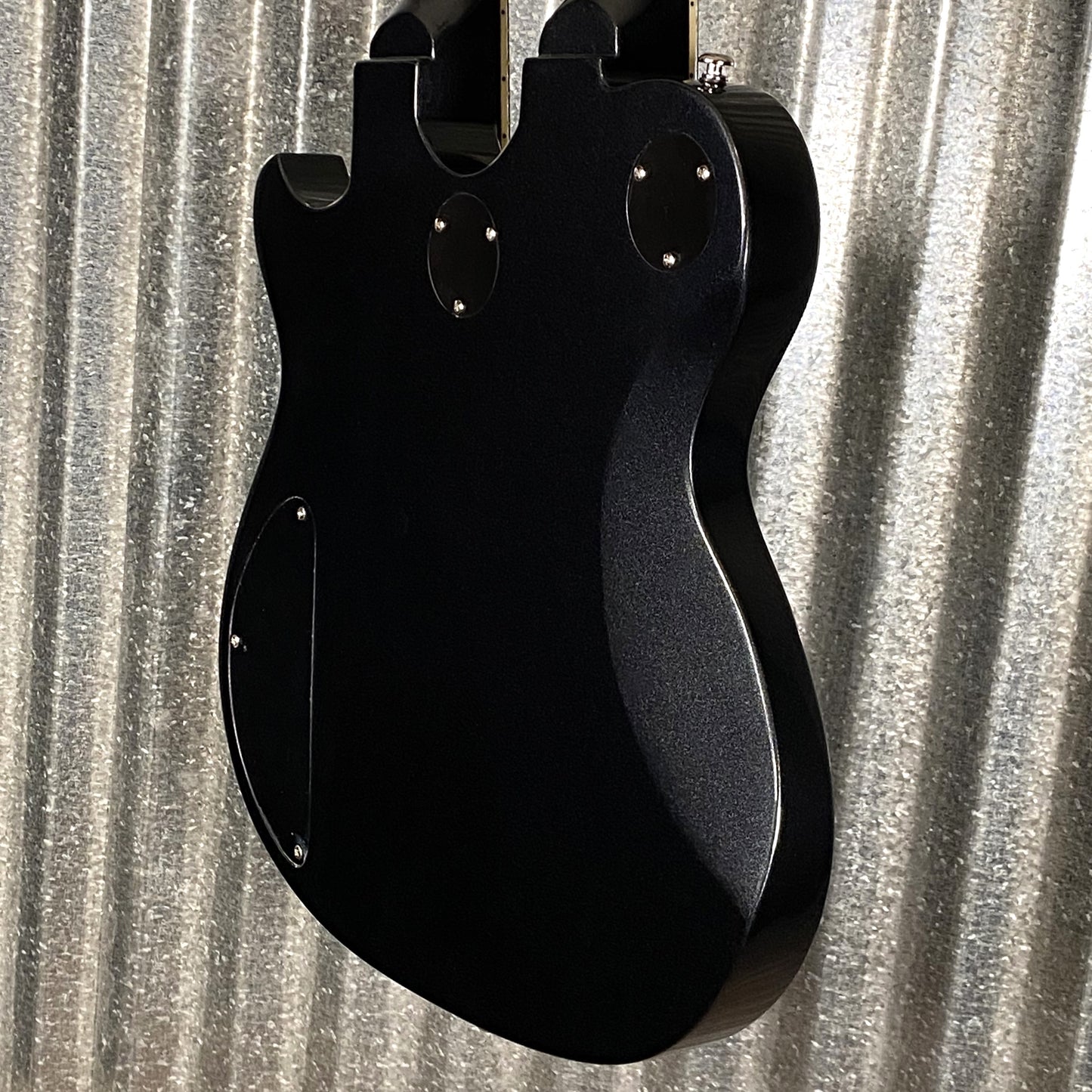 Westcreek Double Trouble Double Neck 12 String & 6 String Electric Guitar Black #0103 Used