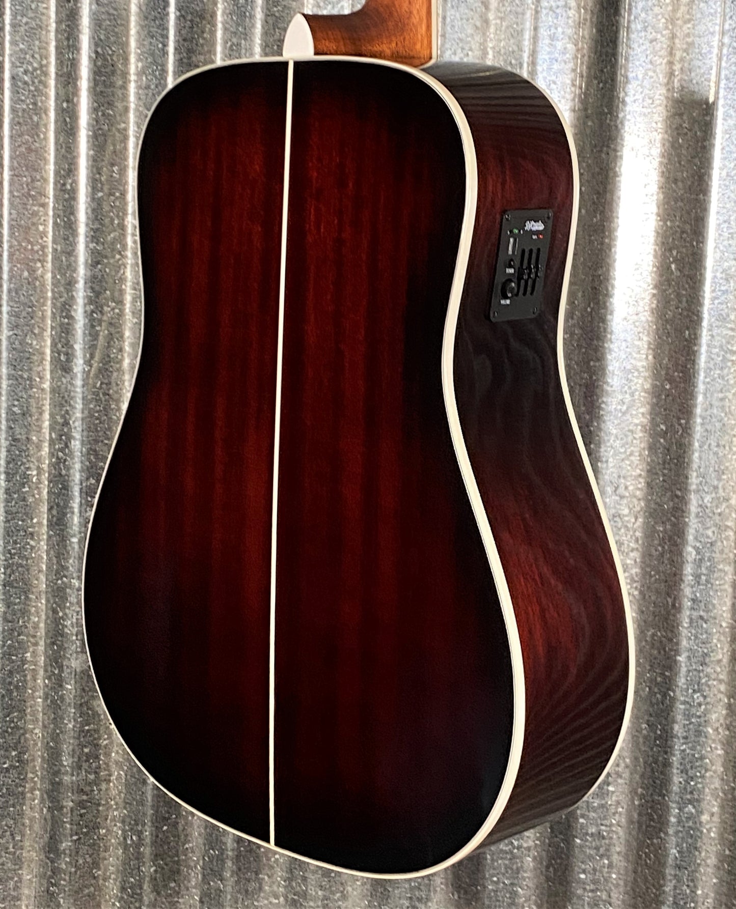 D'Angelico Premier Lexington Dreadnought E Trans Black Cherry Acoustic Electric Guitar #4657