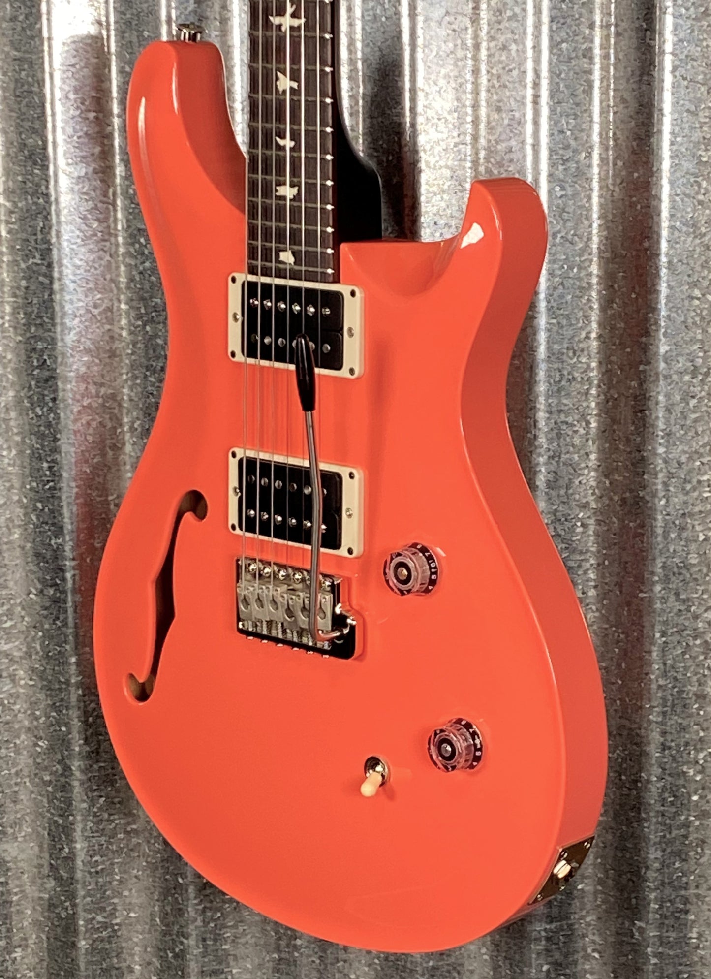 PRS Paul Reed Smith USA CE24 Semi Hollow Pearl Melon Guitar & Bag #5236