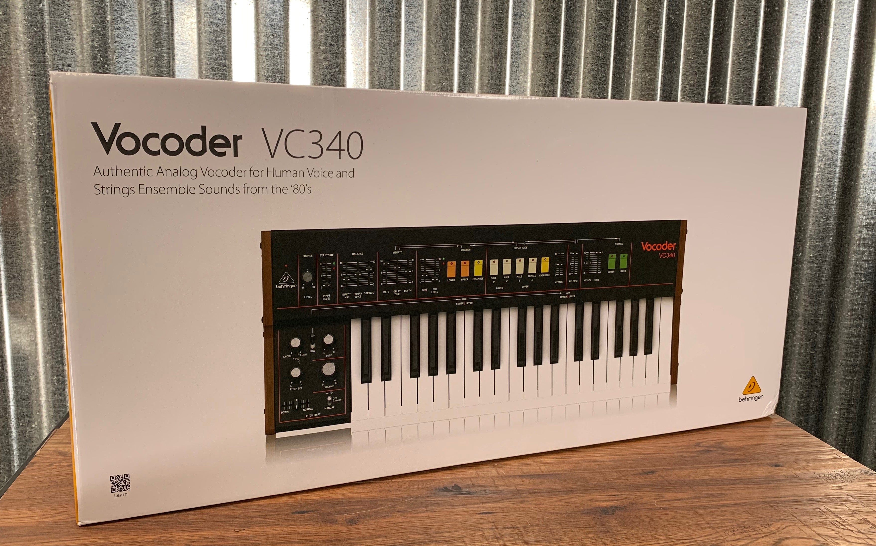 Behringer Vocoder VC340 Authentic 80's Analog Vocoder Synthesizer