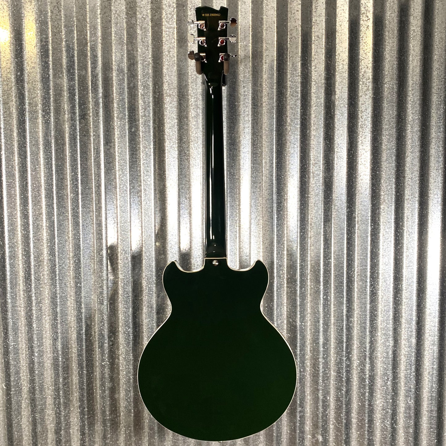 Westcreek 333 Semi Hollow Body 335 Transparent Green Guitar #0412 Used