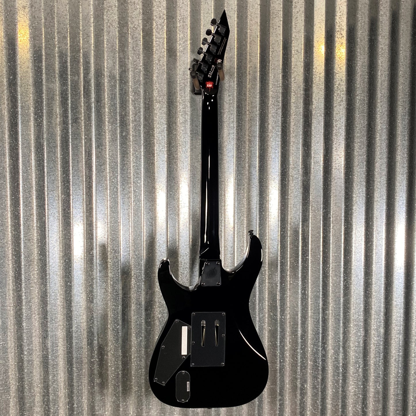 ESP LTD KH-WZ Kirk Hammett White Zombie Graphic EMG Guitar & Tombstone Case #2254 Used