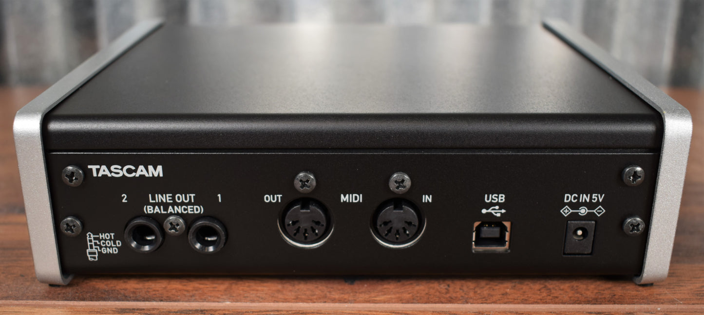Tascam US-2x2 TP-CU Track Pack US-2x2 USB Audio Recording Interface TM-80 Mic & TH-02 Headphones Bundle