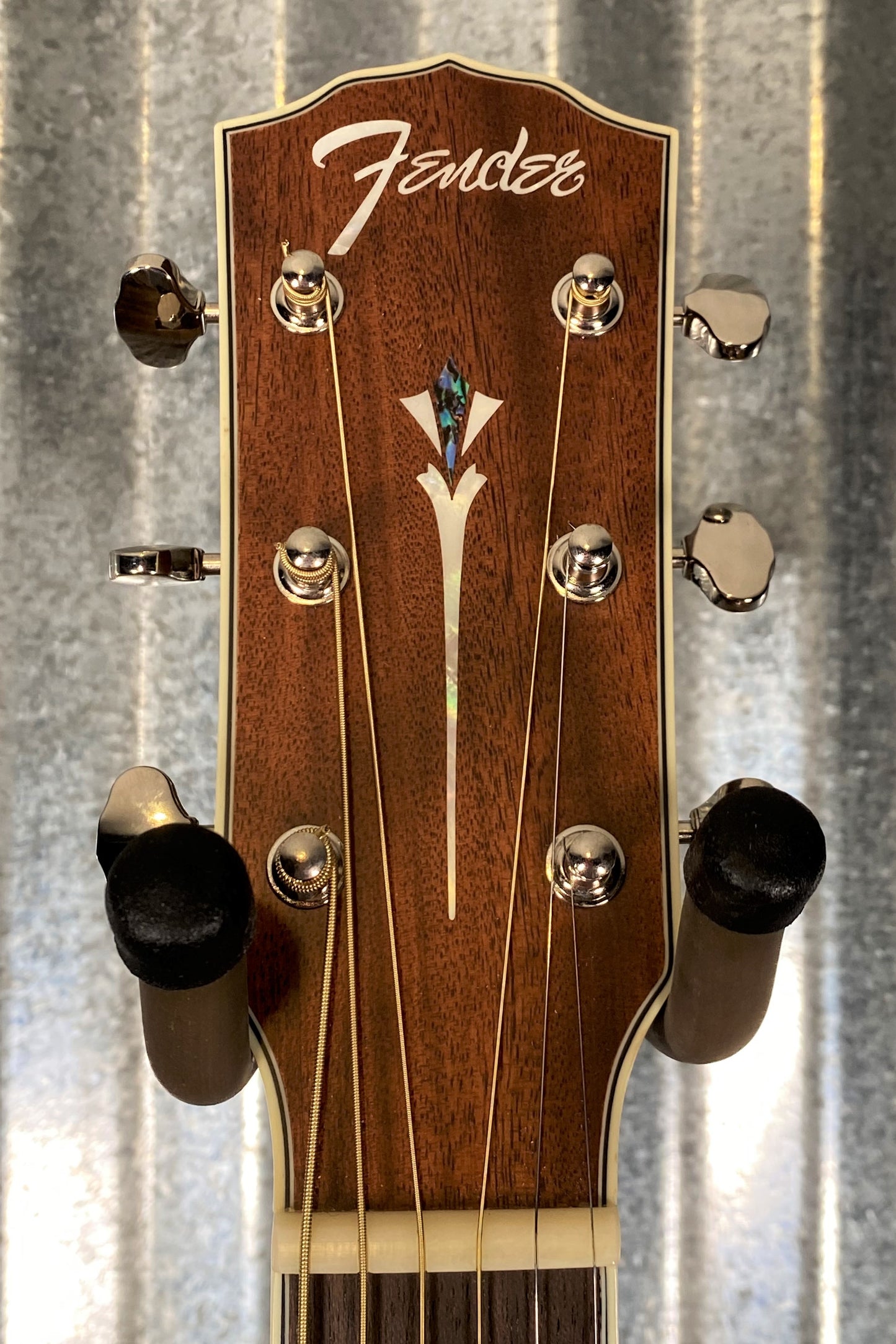 Fender Paramount PM-TE STD Standard AM Mahogany Travel Natural Acoustic Electric Guitar & Case #4272 Used