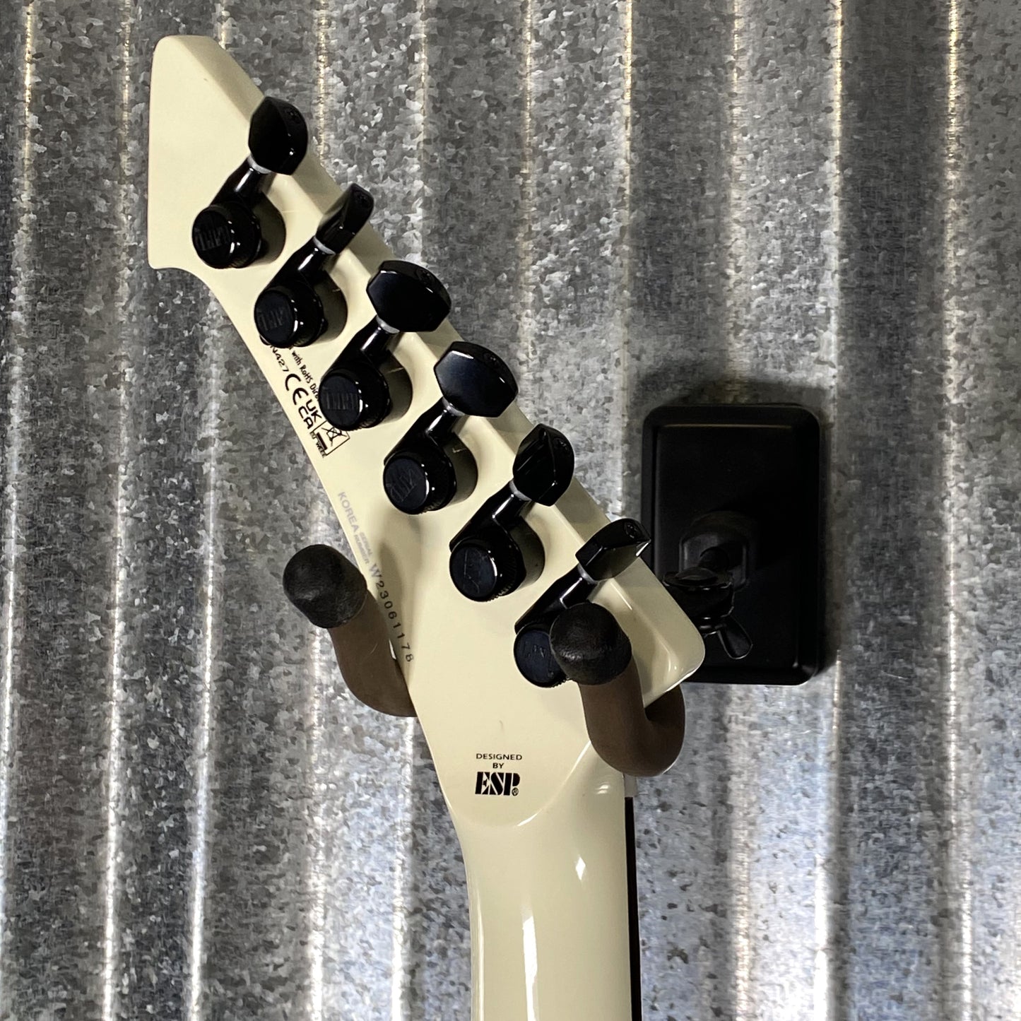 ESP LTD Vulture James Hetfield Olympic White EMG Guitar & Case #1178 B Stock