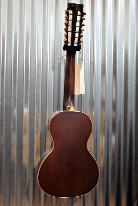 Vintage Viator VTR800PB-12 Paul Brett 12 String Acoustic Travel Guitar & Bag #71