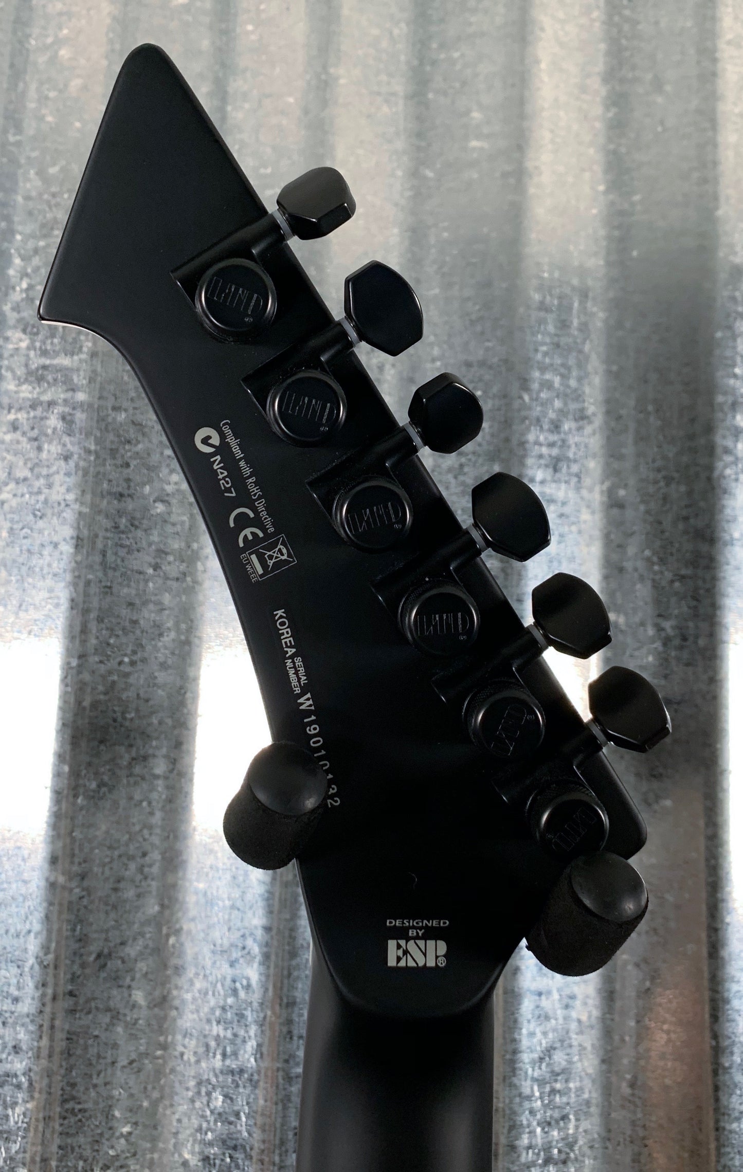ESP LTD Snakebyte James Hetfield Black Satin Guitar & Case LSNAKEBYTEBLKS #0132