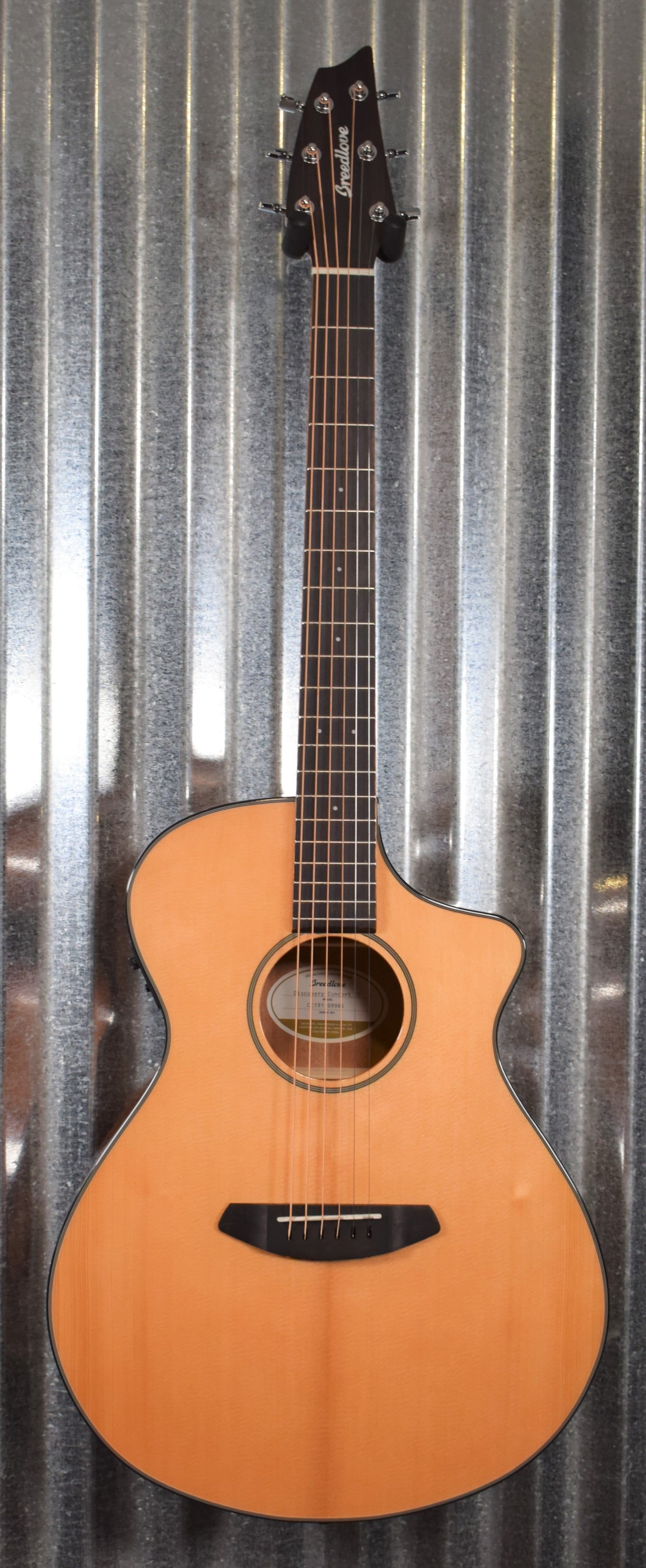 Breedlove Discovery Concert CE Acoustic Electric Guitar & Bag #9965