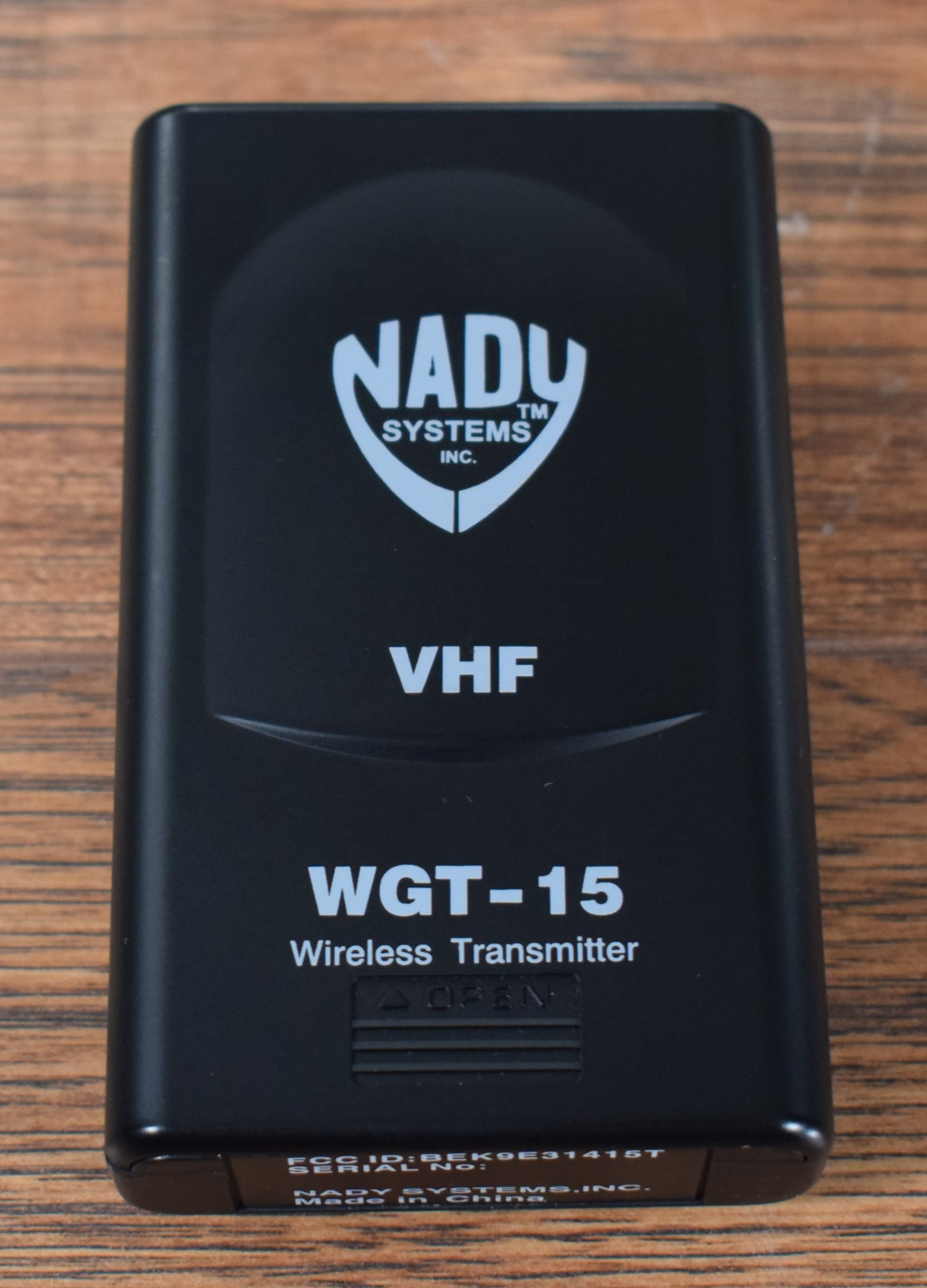 Nady Systems VHF WGT-15 Bodypack Wireless Transmitter Used