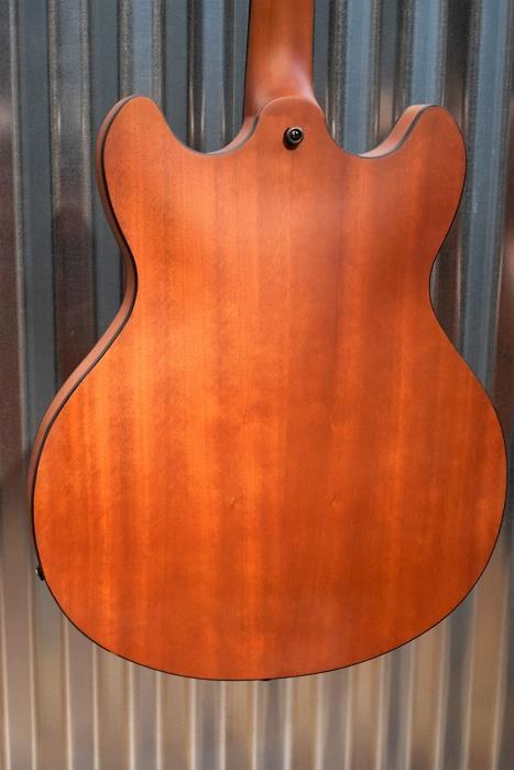 Washburn HB32DMK Distressed Matte Mahogony Semi Hollow Guitar #003