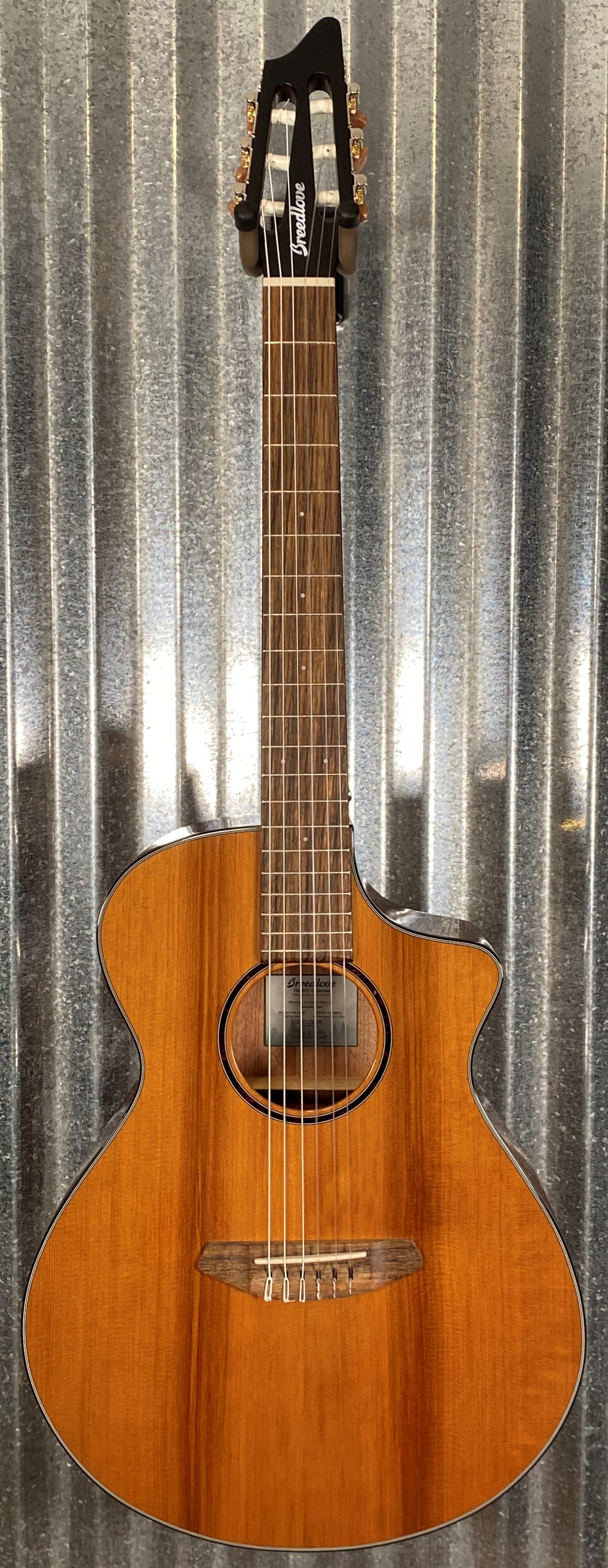 Breedlove Discovery S Concert Nylon CE Cedar Acoustic Electric Guitar DSCN01NCERCAM #3094