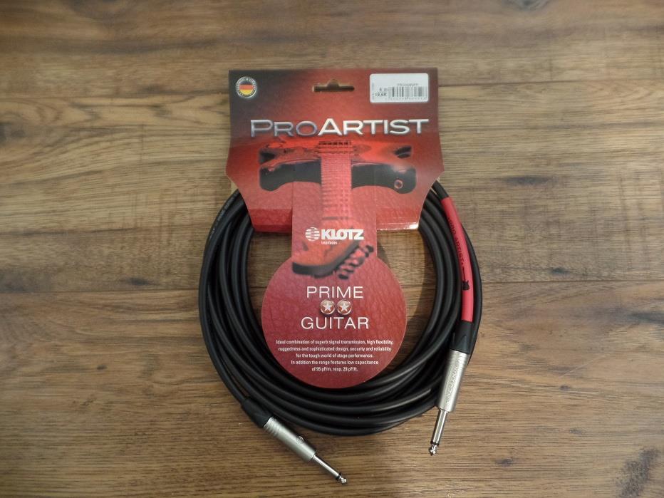 Klotz KLO-PRONO ProArtist Series Instrument Cable Str/Str 20 FT