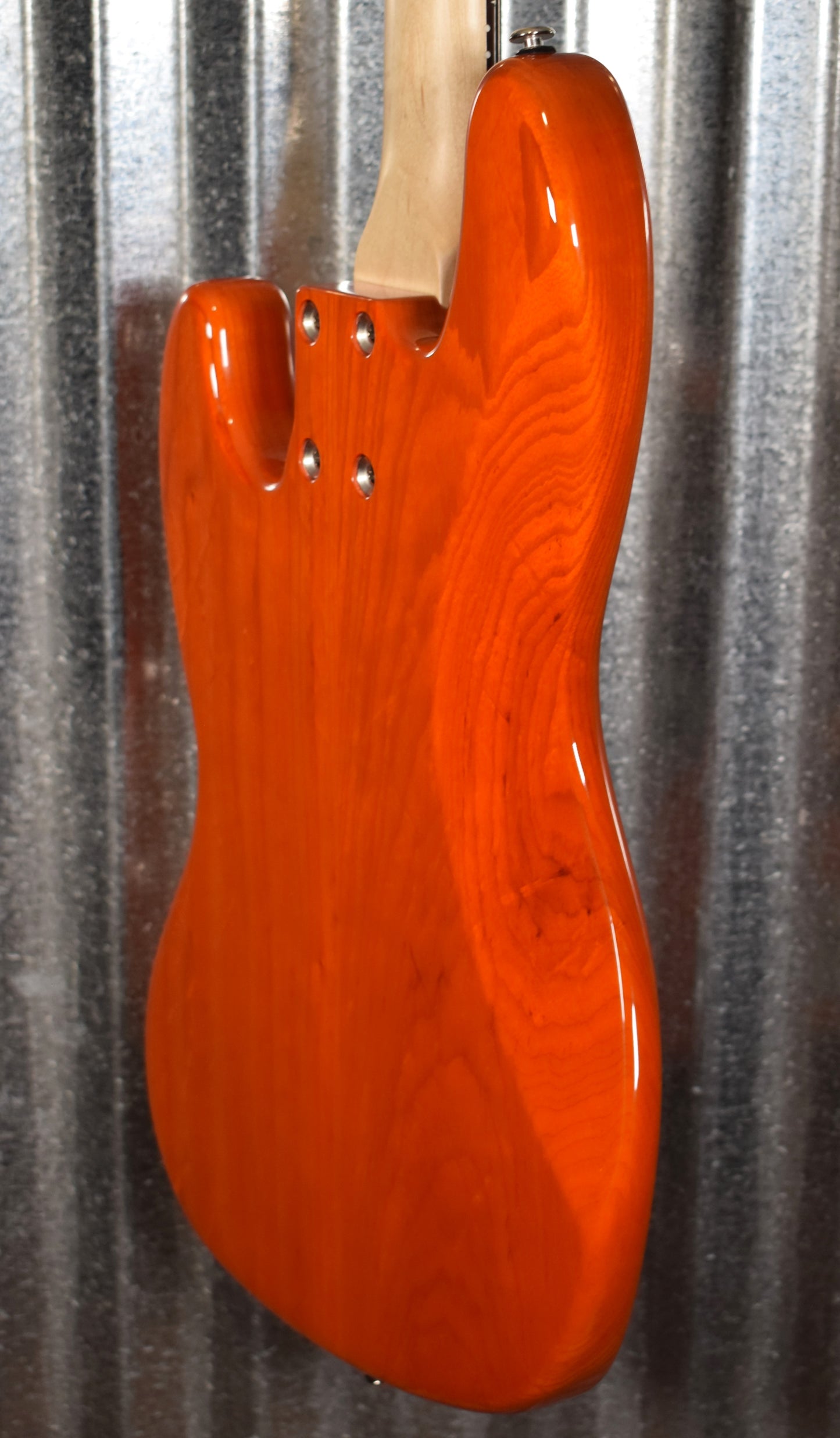 G&L USA JB 4 String Jazz Bass Clear Orange & Case JB #1189