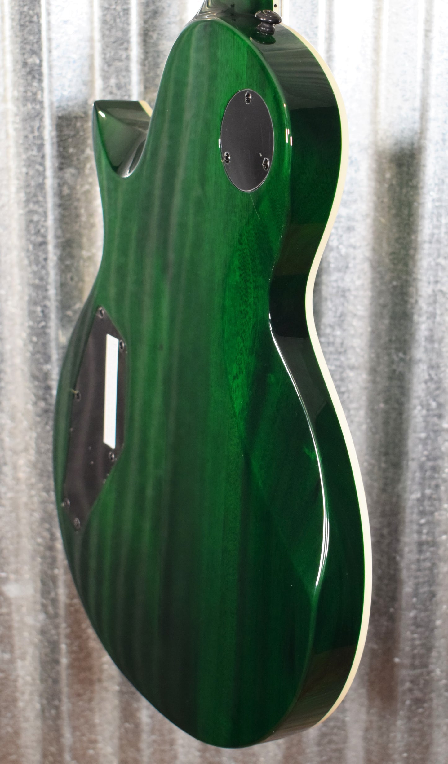 ESP LTD EC-1000 Flame See Thru Green Seymour Duncan Guitar LEC1000FMSTG #1131