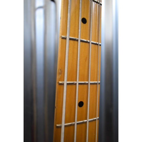 Cort Precision Single Pickup Maple Neck Red Body Electric Bass Guitar Used