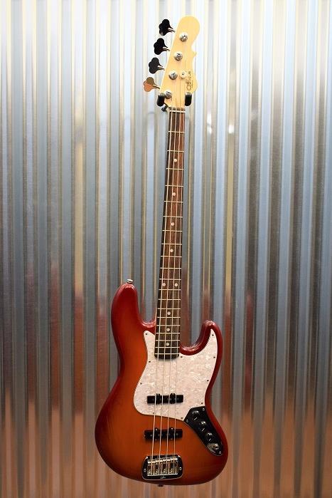 G&L Guitars USA JB 4 String Jazz Bass JB Cherryburst & Case 2016 #8148