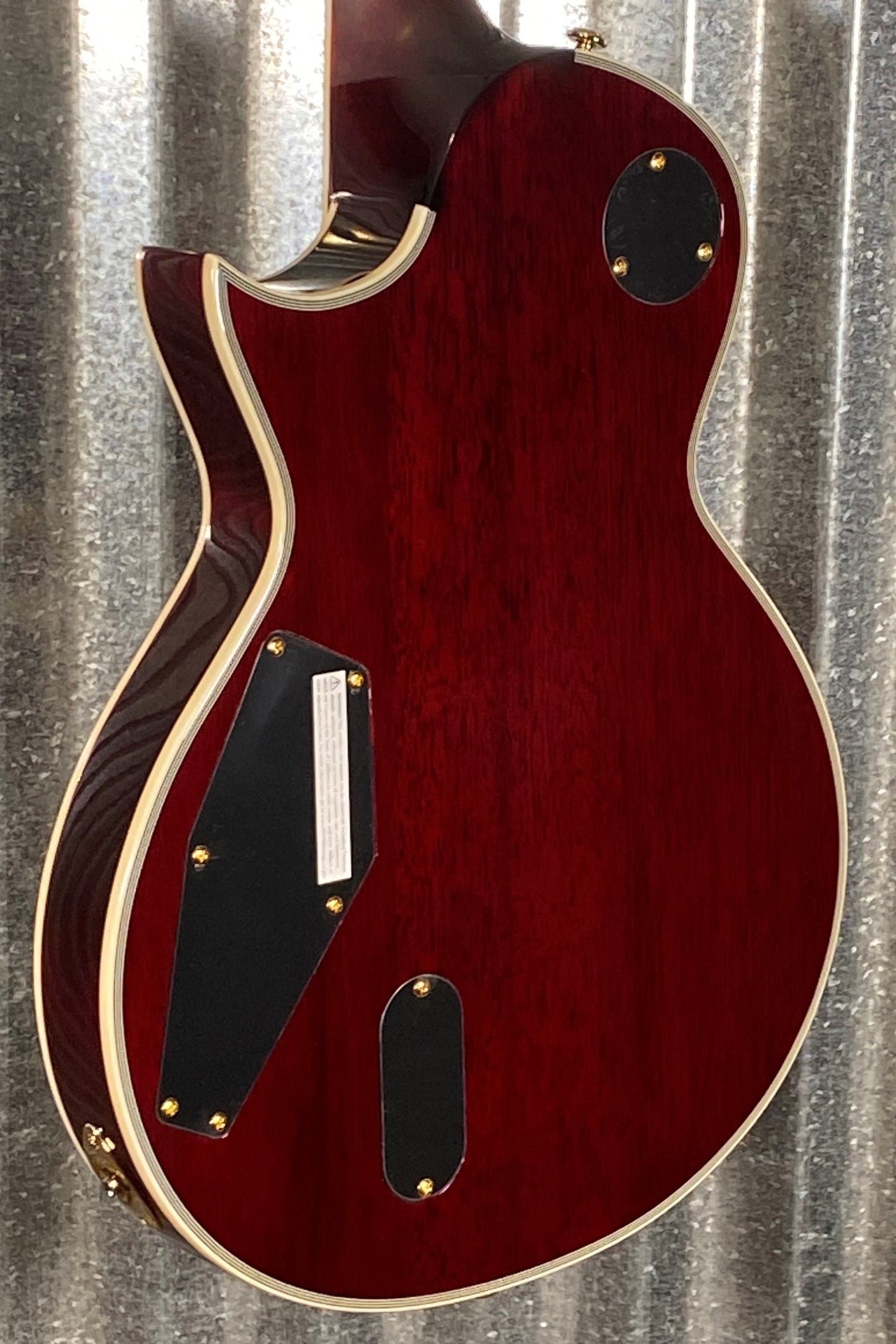 ESP LTD EC-1000T CTM Eclipse Fishman See Thru Black Cherry Guitar & Bag LEC1000TCTMFMSTBC #1307 Used