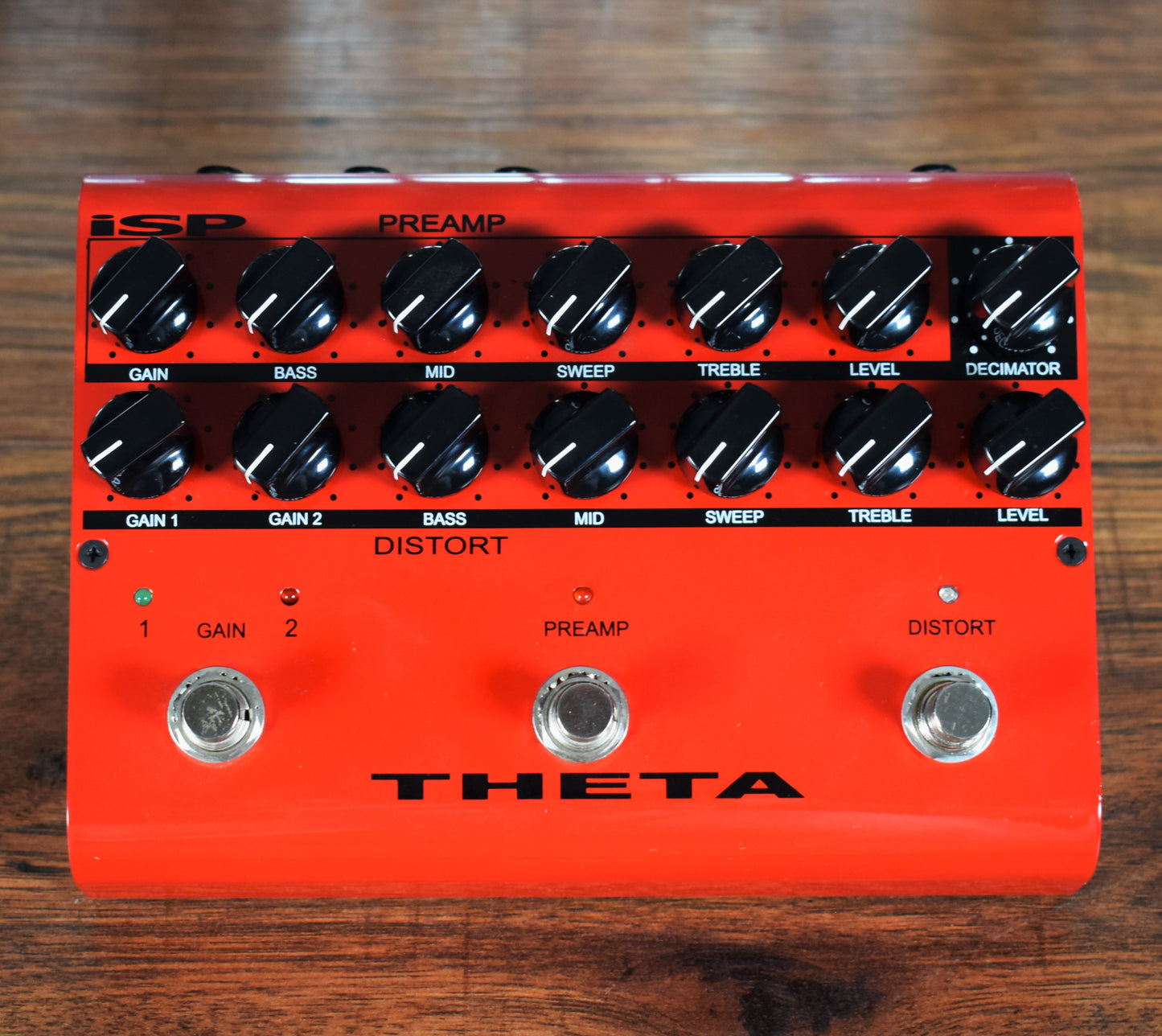 ISP Technologies Theta Preamp Distortion Guitar Effect Pedal Used