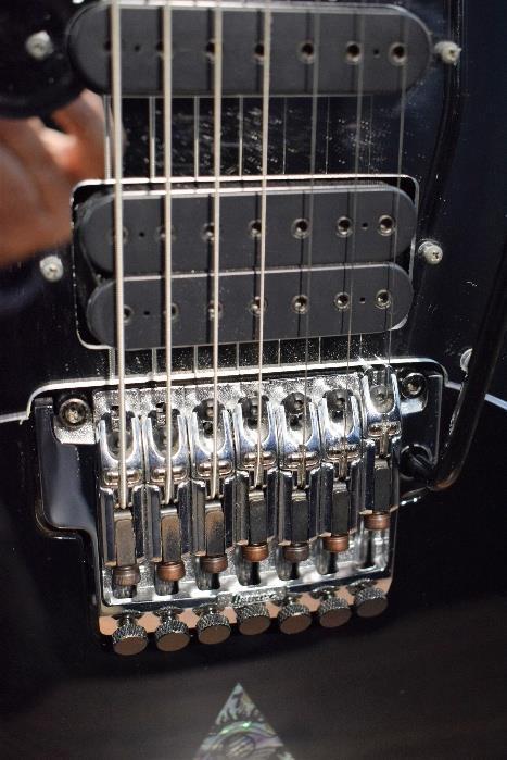 Ibanez Prestige Universe UV777P Steve Vai 7 String Black Guitar Japan & Case