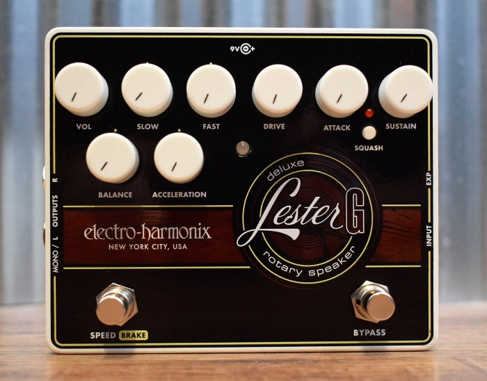 Electro-Harmonix EHX Lester G Rotary Speaker Emulator Guitar Effect Pedal