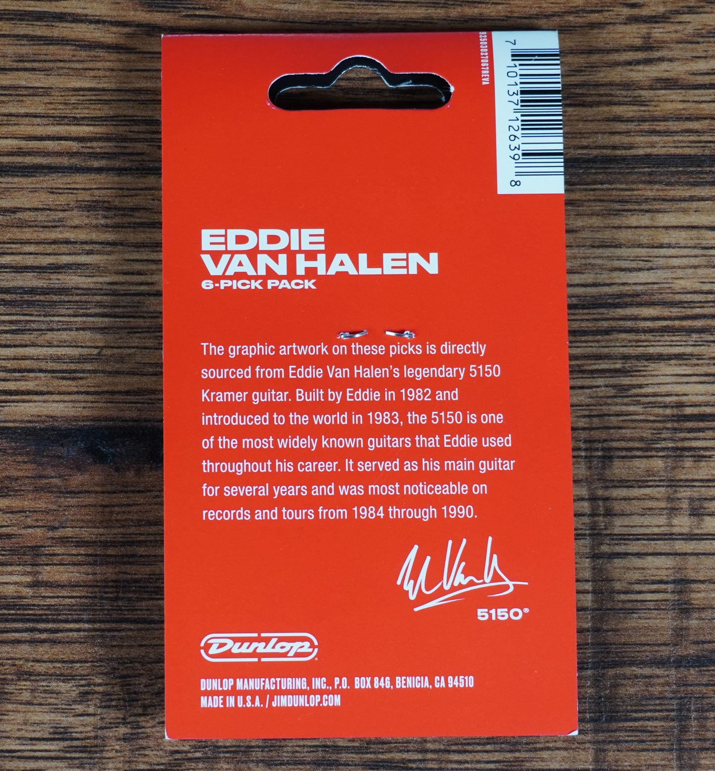Dunlop EVHP08 EVH 5150 Max Grip Guitar Pick 18 Pack