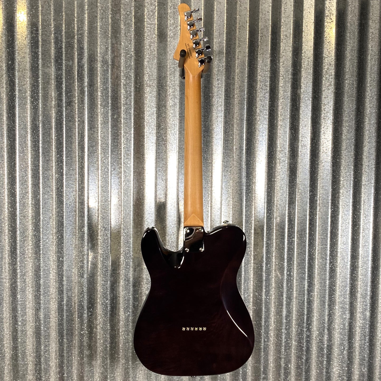 Musi Virgo Classic Telecaster Transparent Black Guitar #0267 Used