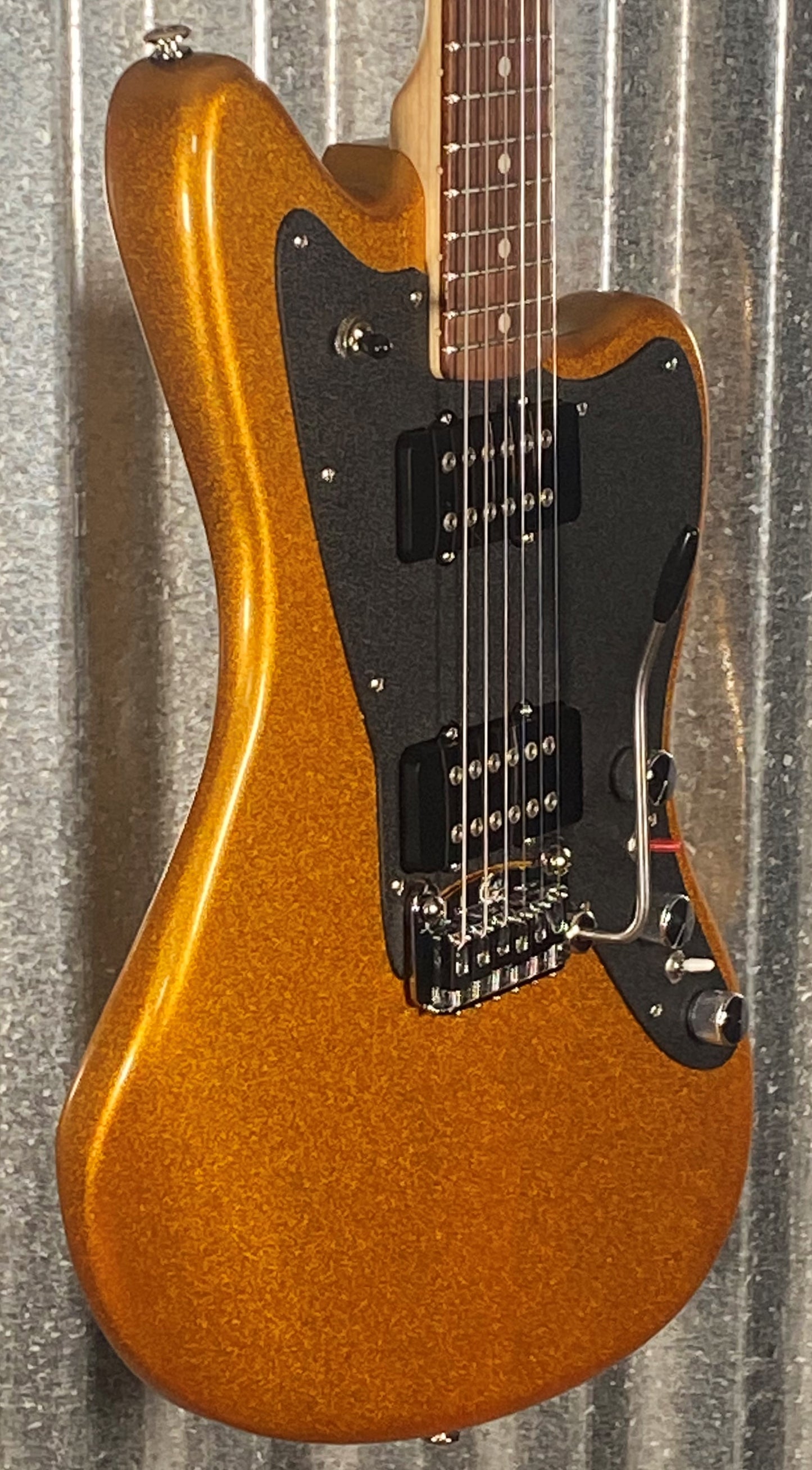 G&L USA CLF Research Doheny V12 Pharaoh Gold Guitar & Case #7151