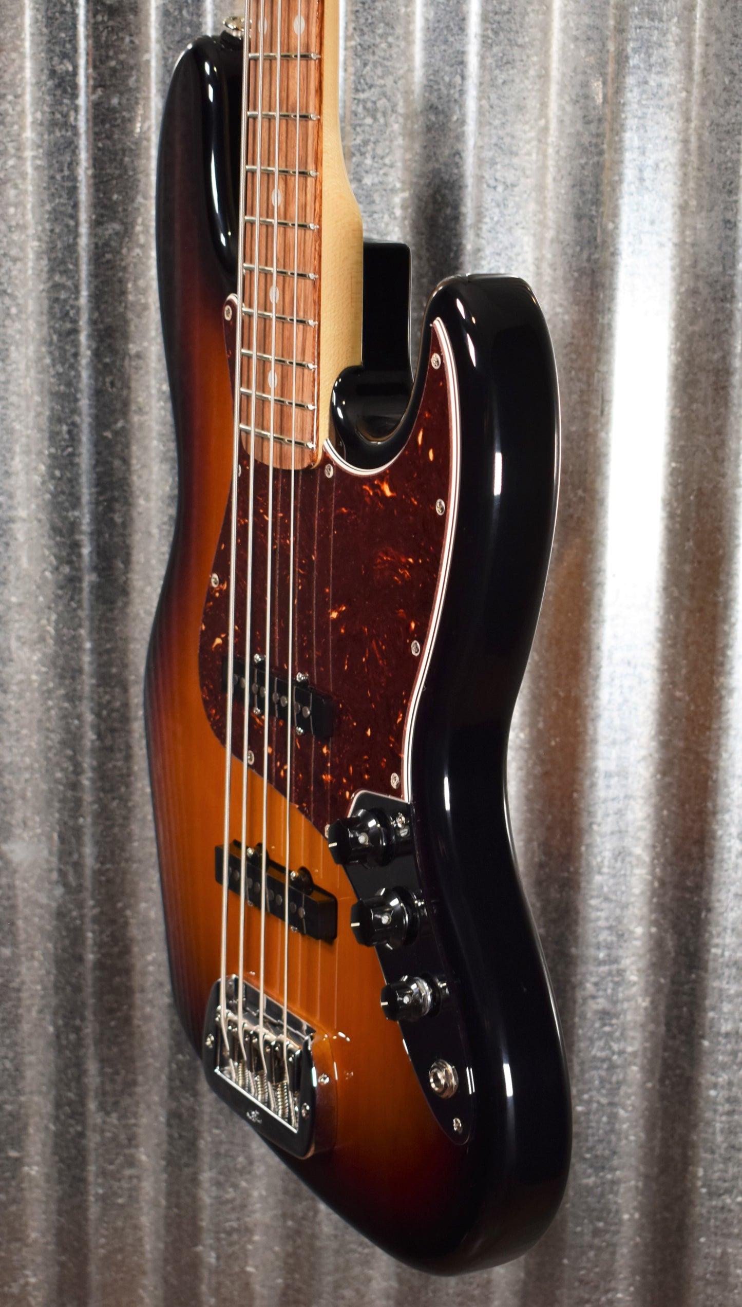 G&L USA Fullerton Deluxe JB 4 String Jazz Bass 3 Tone Sunburst & Case #0107