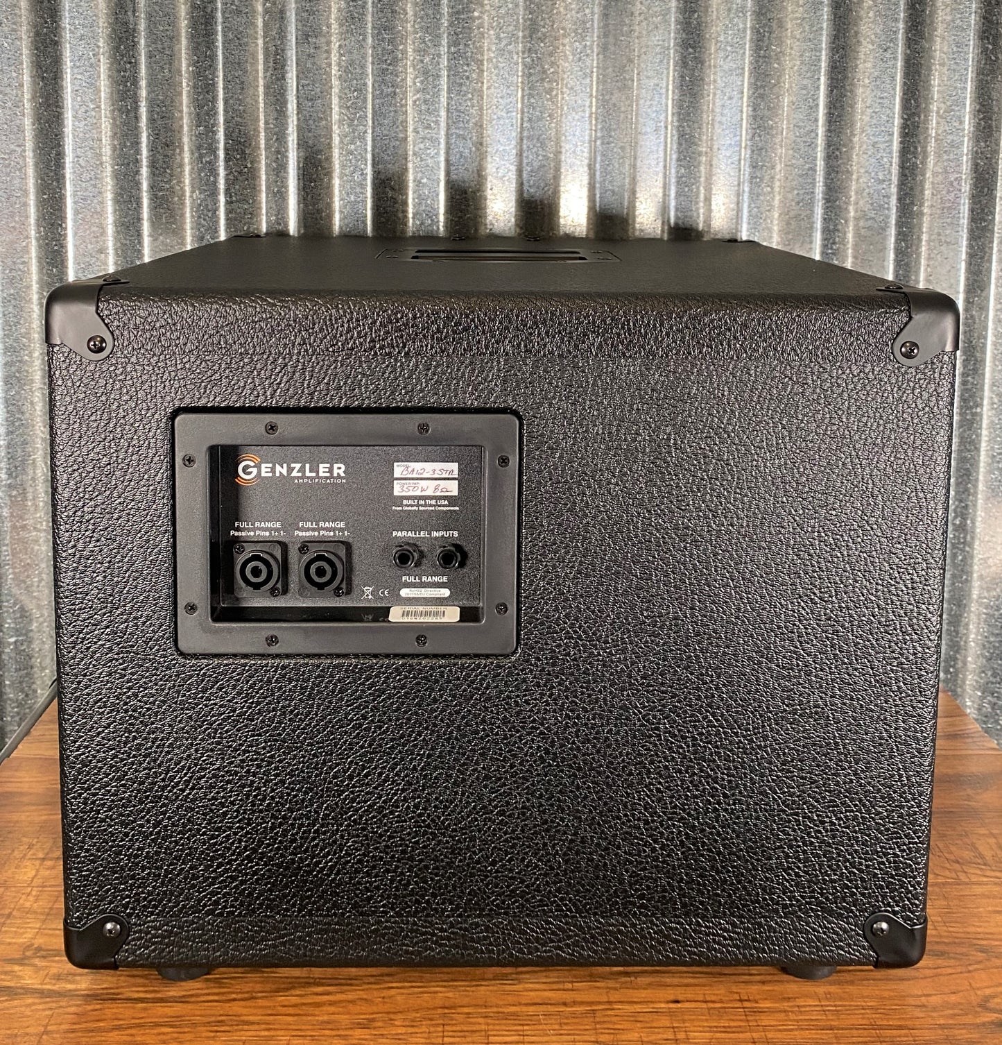 Genzler BA12-3 STR STRAIGHT NEO 12” & 4x3”Array 350 Watt 8 ohm Bass Amplifier Speaker Cabinet